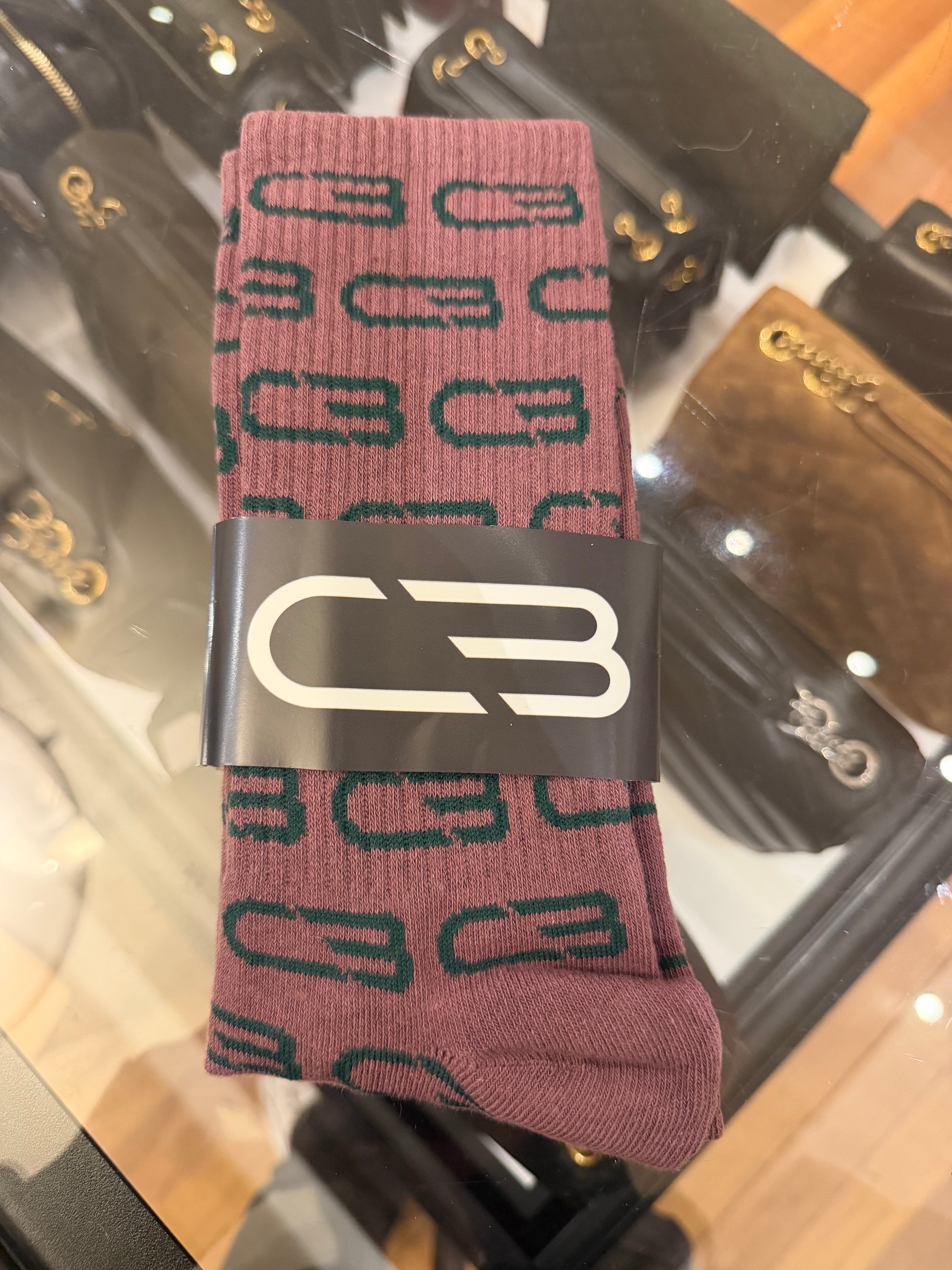 Concept Blue Socks - Maroon