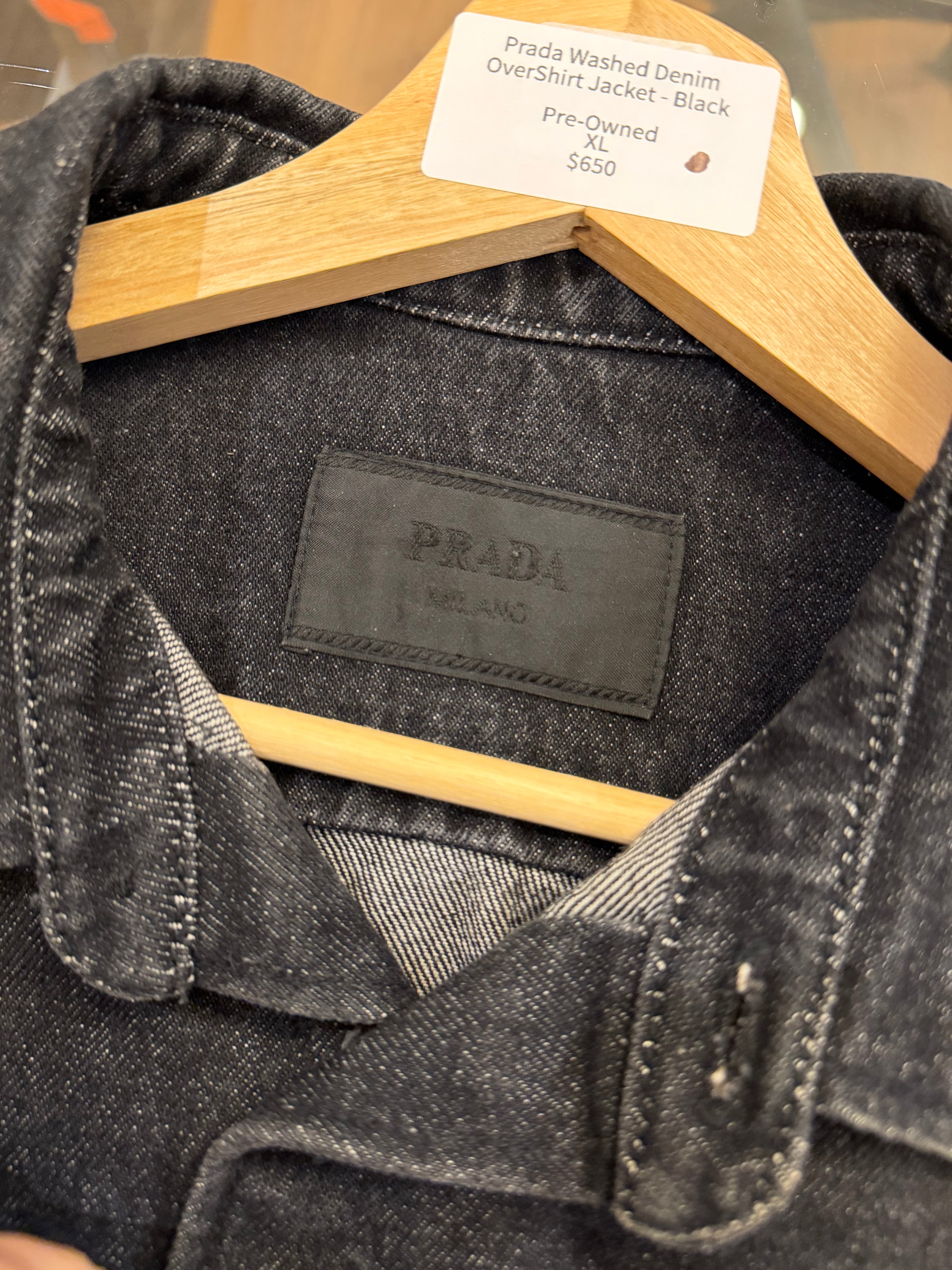 Prada Washed Denim
OverShirt Jacket