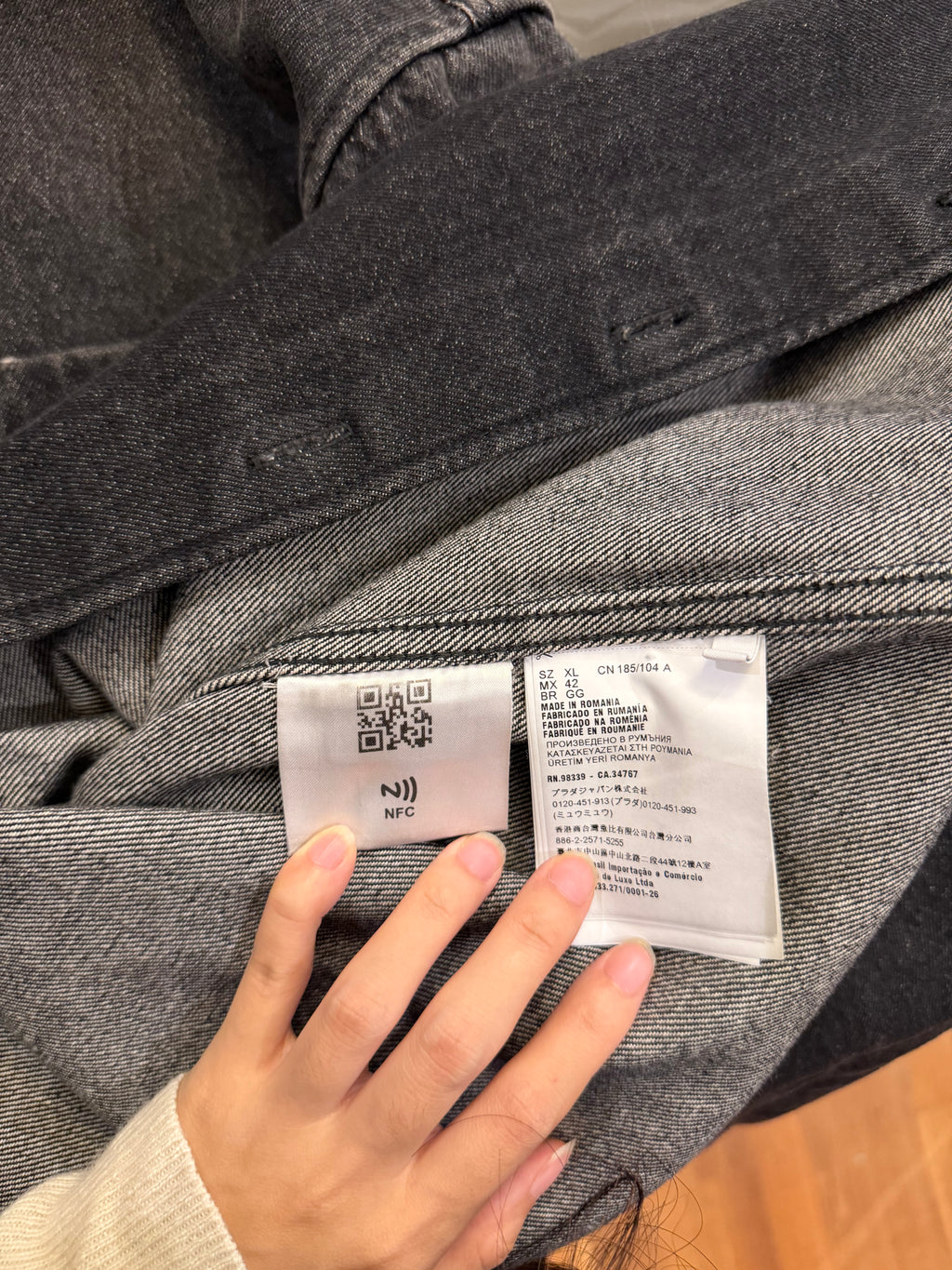 Prada Washed Denim
OverShirt Jacket