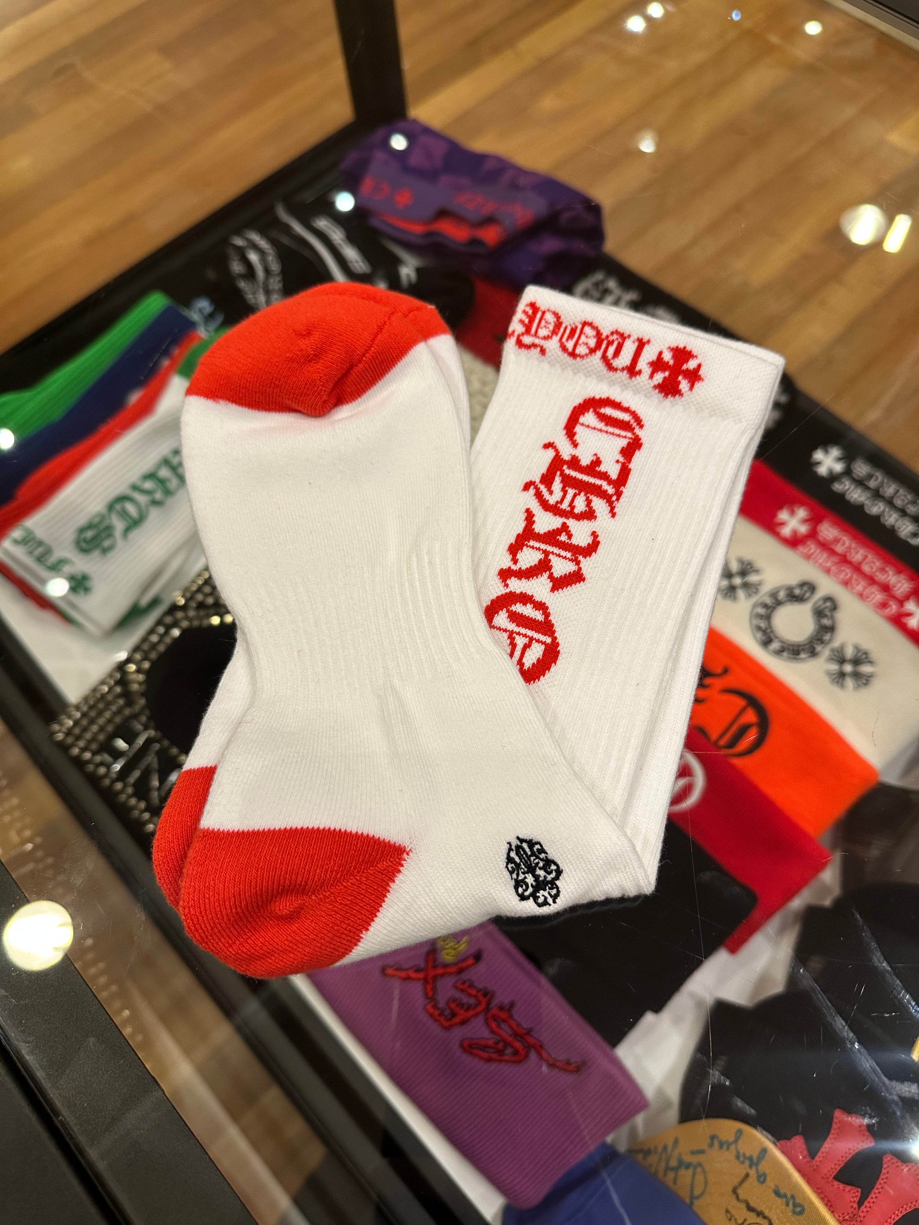 Chrome Hearts Logo Socks – Size Large