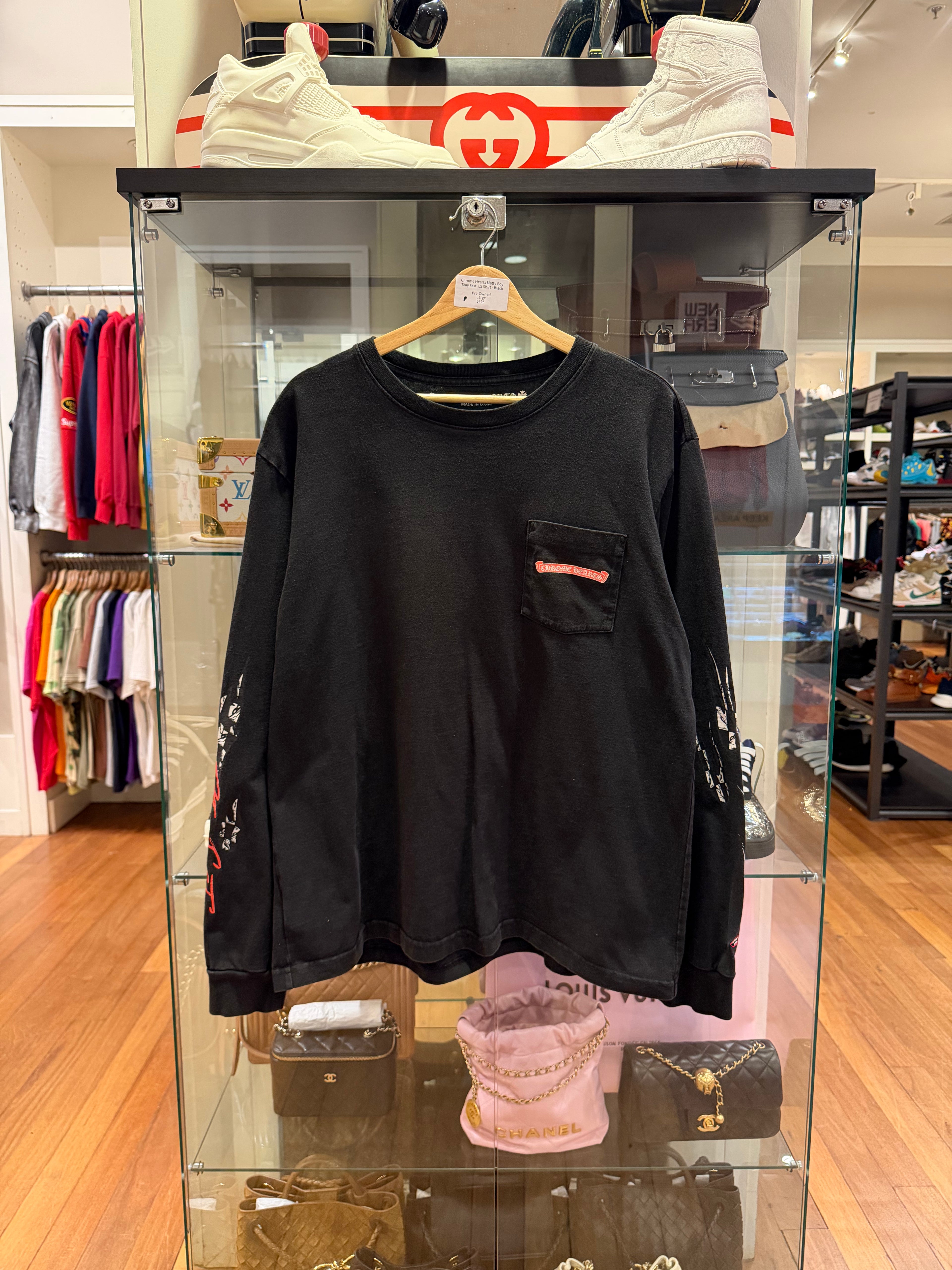 Chrome Hearts Matty Boy
'Stay Fast' LS Shirt