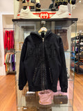 MURD333R.FM Chop333er
Rhinestone Logo Zip Up
Hoodie - Black