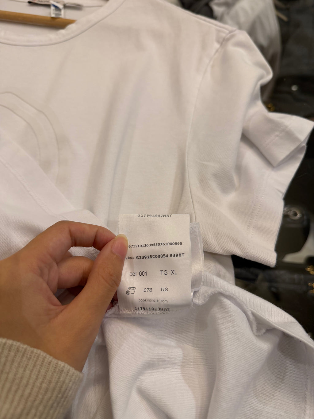 Moncler Embellished Logo
Tee