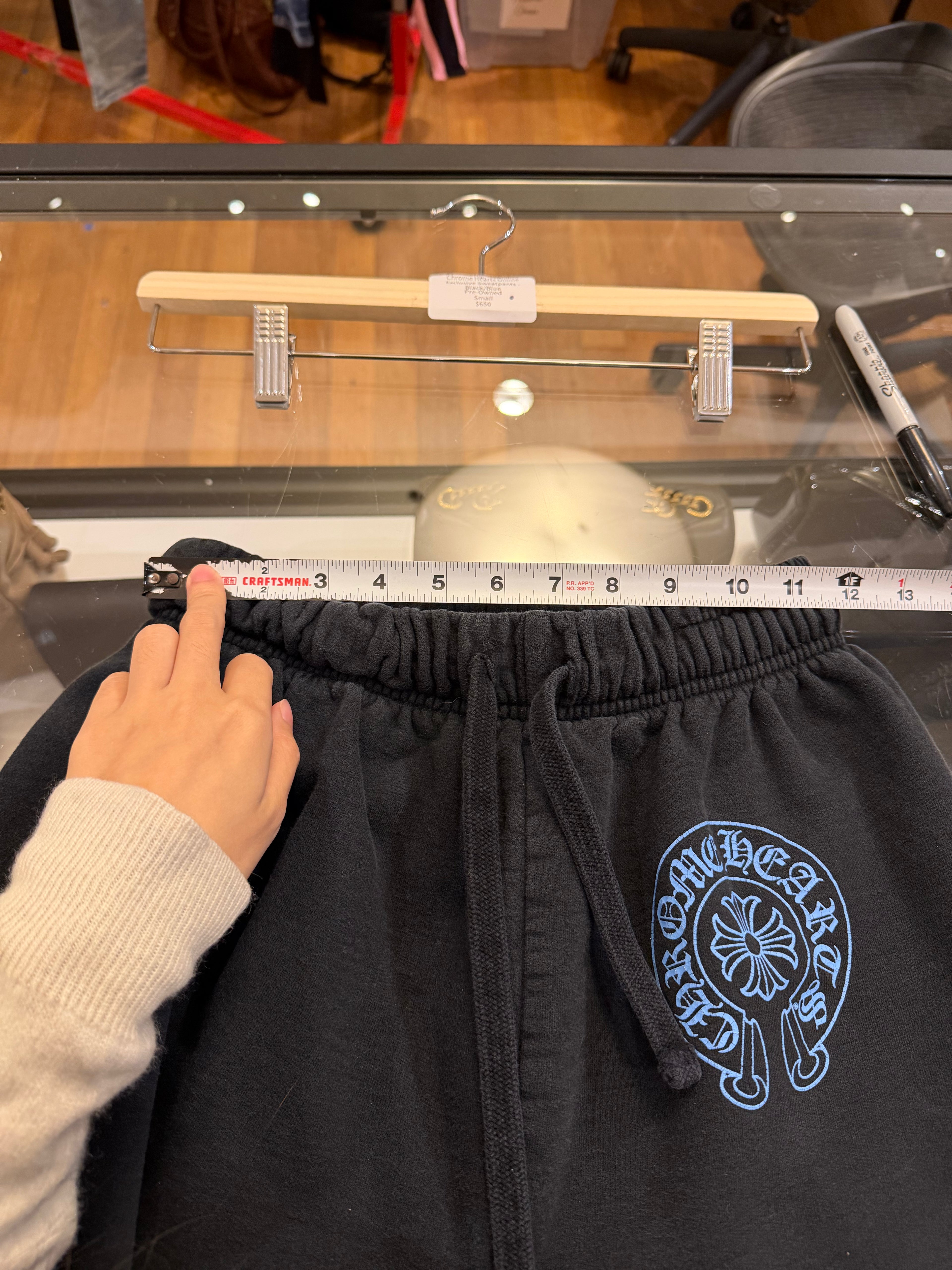 Chrome Hearts Online
Exclusive Sweatpants -
Black/Blue