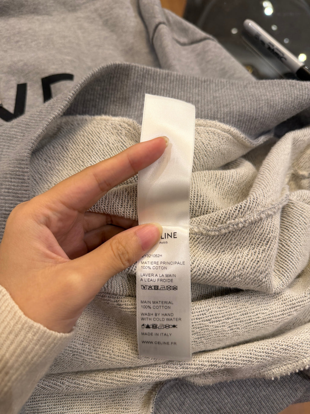 Celine Cotton Hoodie