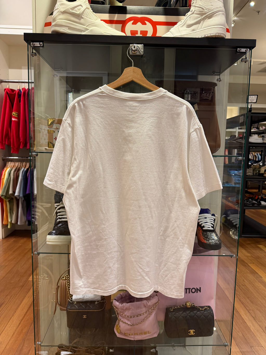 Bape Goldfish Scooping Tee -
White