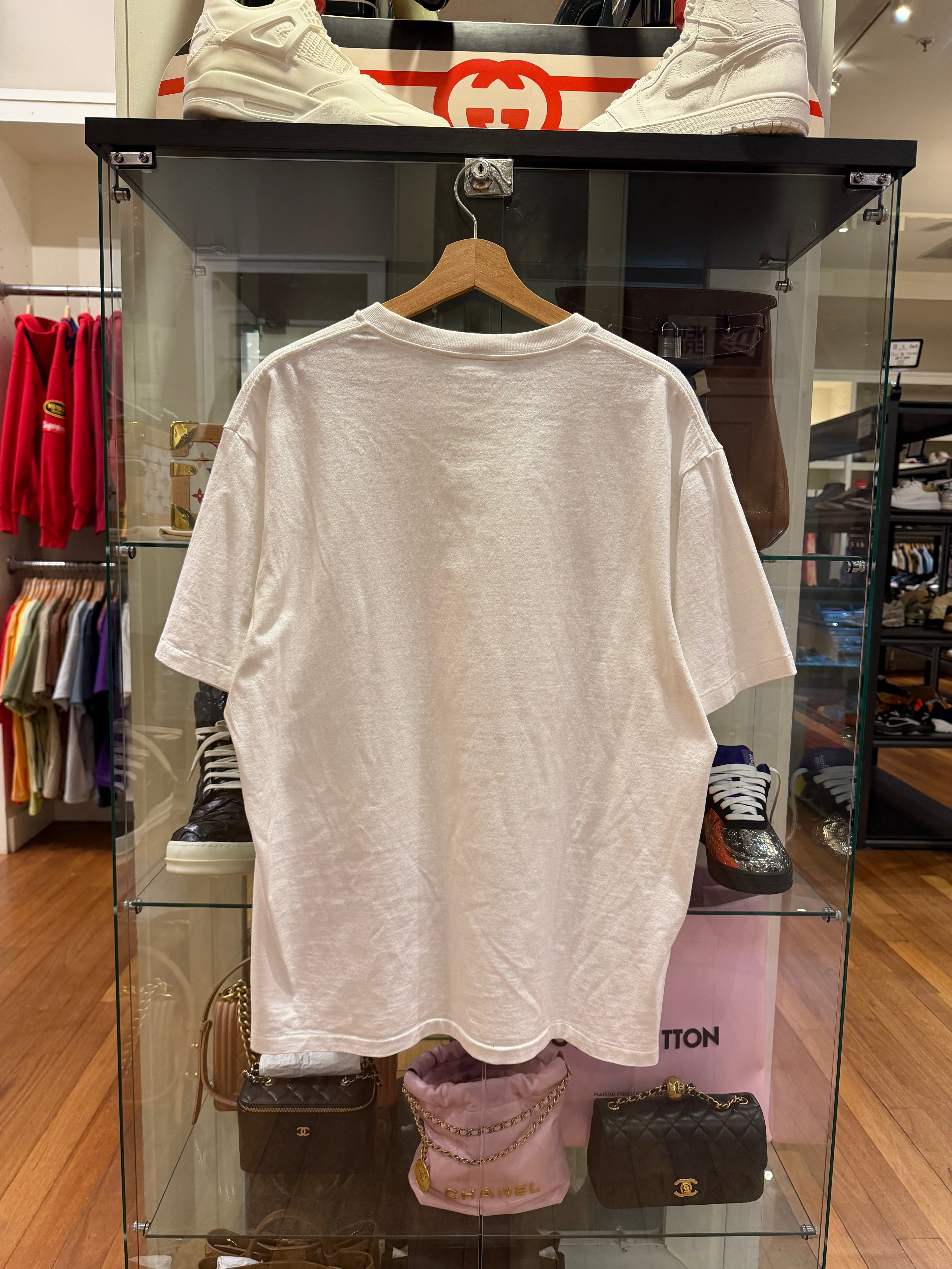 Bape Goldfish Scooping Tee -
White