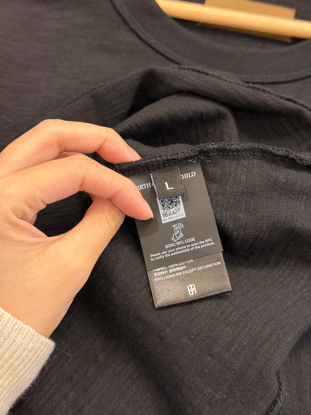 Birth of a Royal Child Pearl
Patchwork Tee - Black