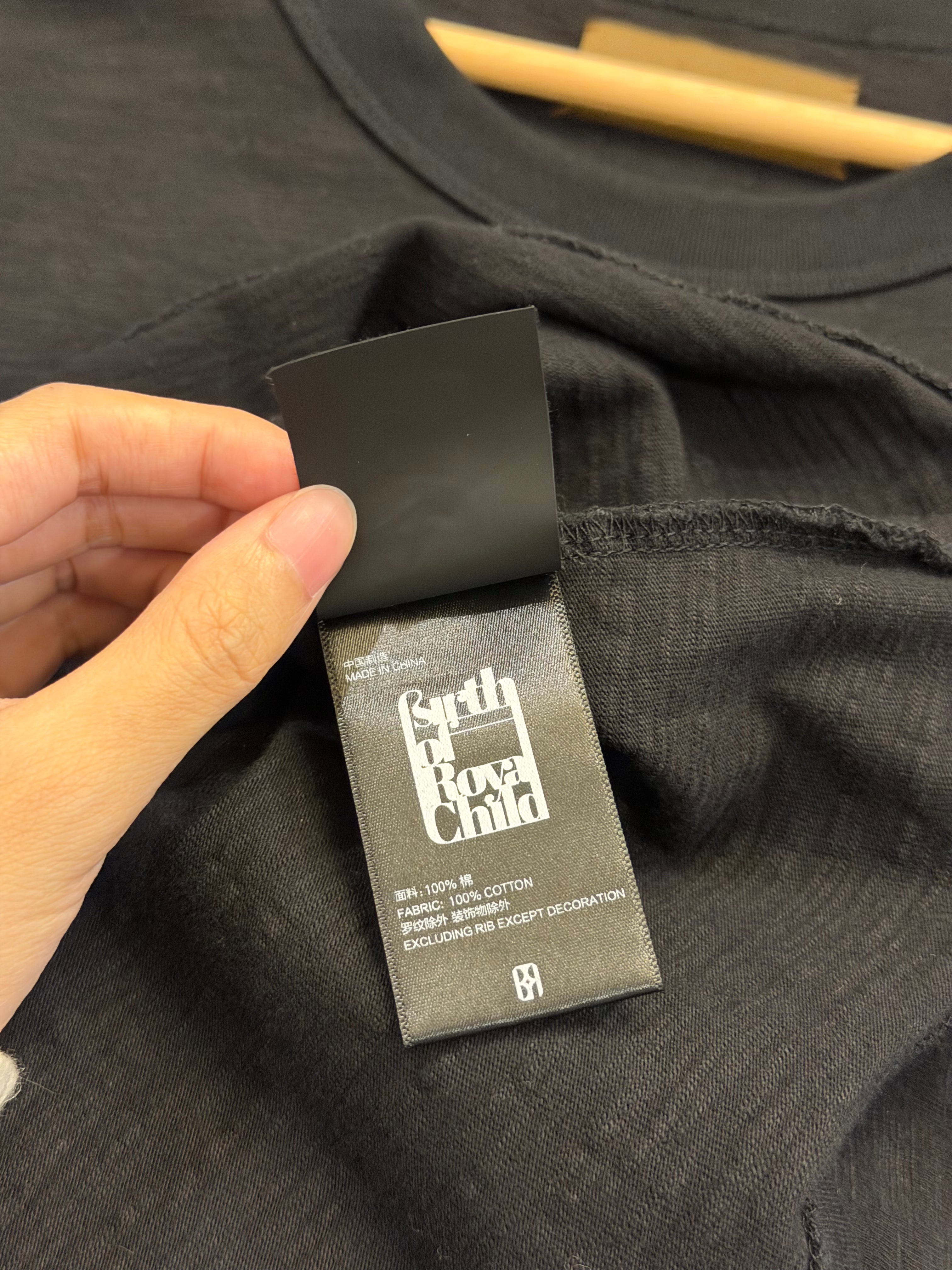 Birth of a Royal Child Pearl
Patchwork Tee - Black