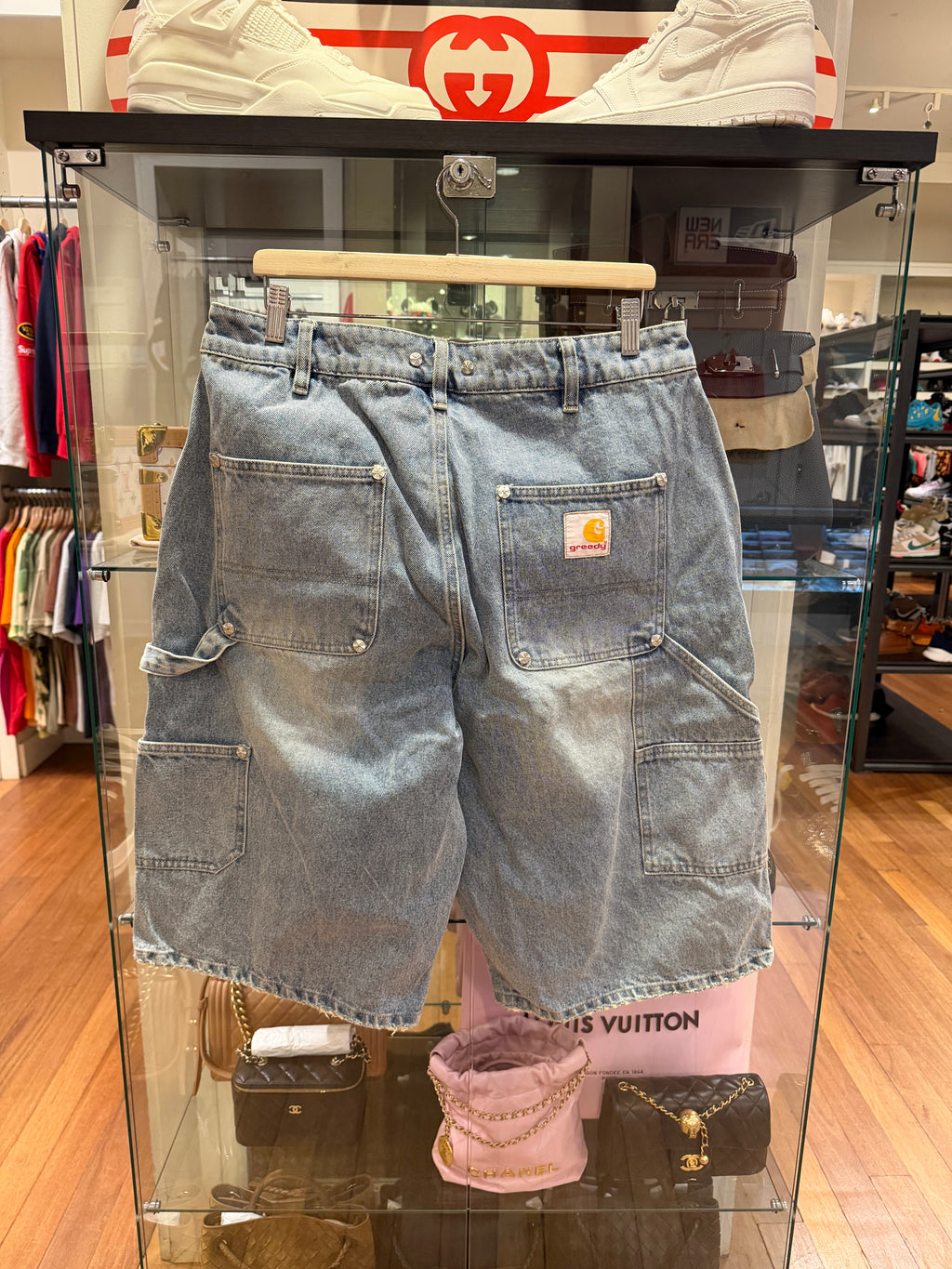 Greedy Unit 'Loose Screw'
Denim Shorts