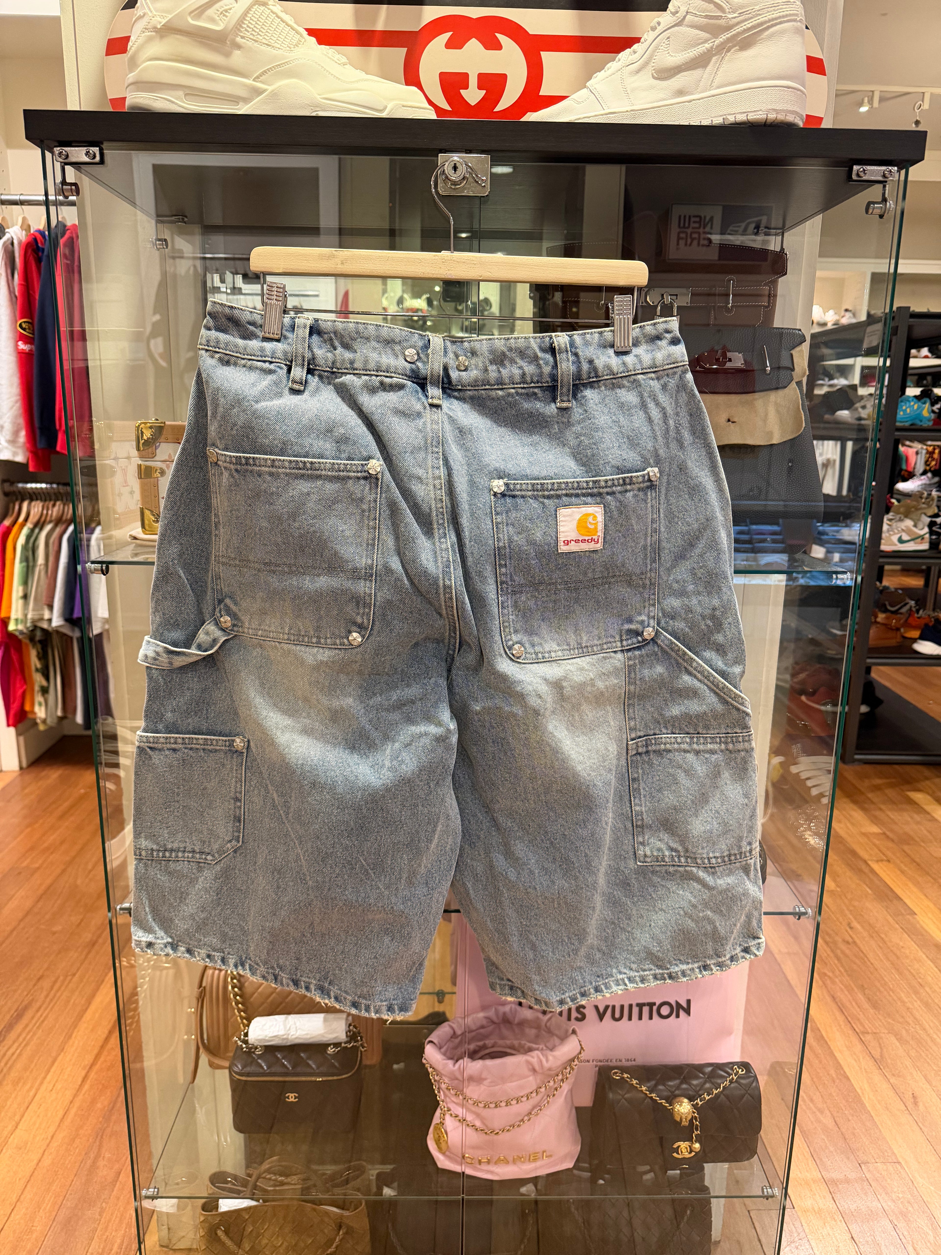 Greedy Unit 'Loose Screw'
Denim Shorts