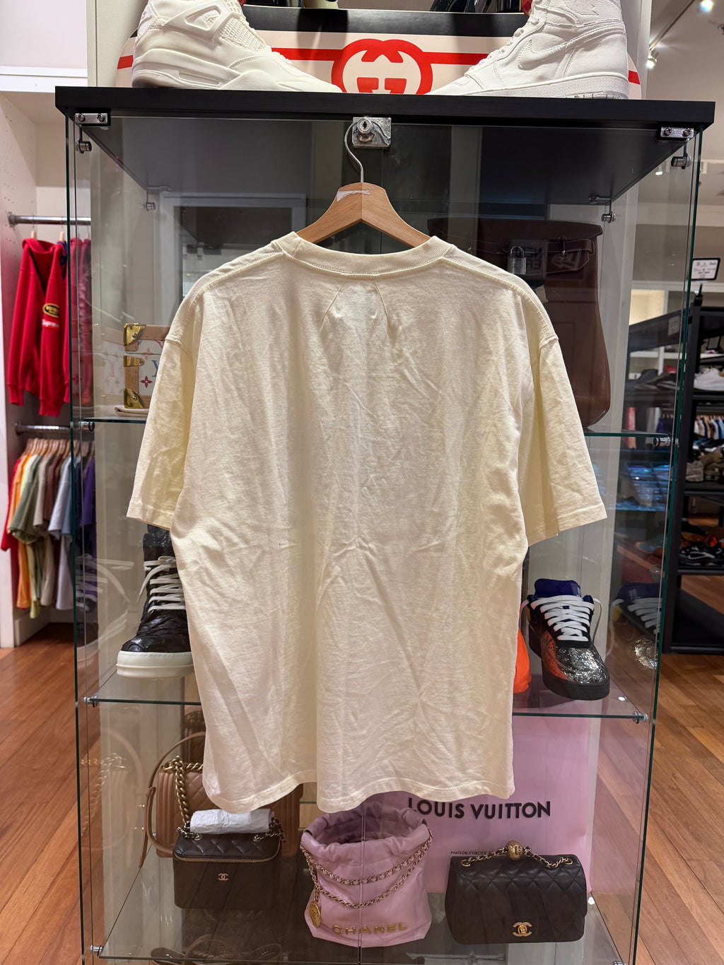 Rhude Cannes Beach Tee -
Cream