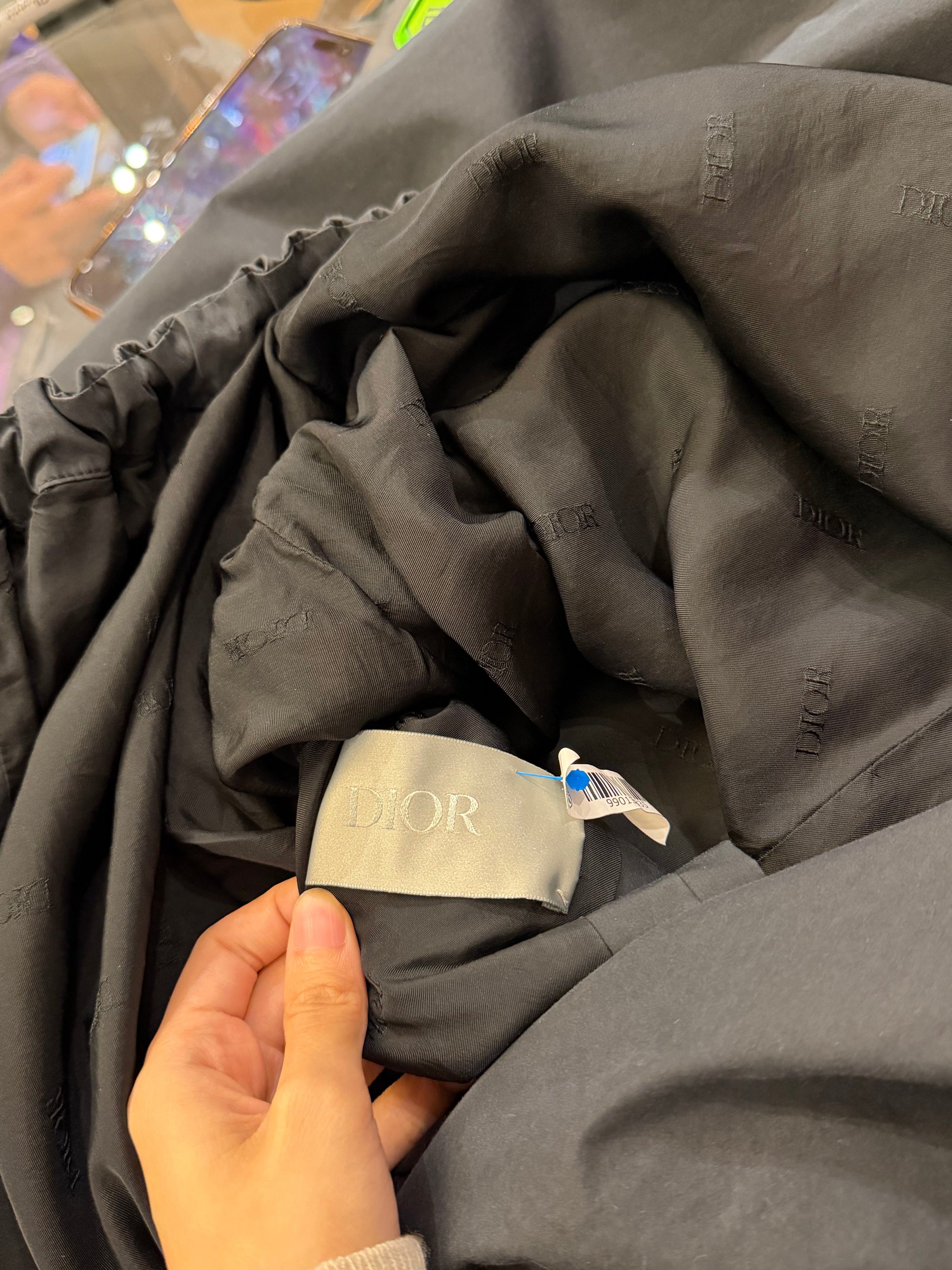 Dior x Shawn Stussy
Signature Logo Rain Parka -
Black