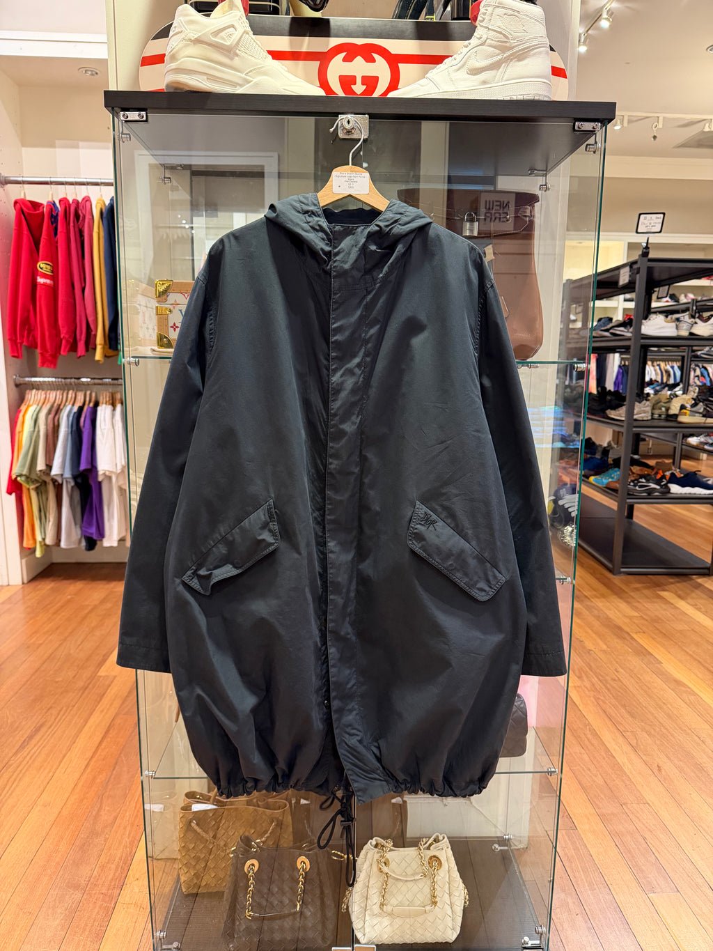 Dior x Shawn Stussy
Signature Logo Rain Parka -
Black