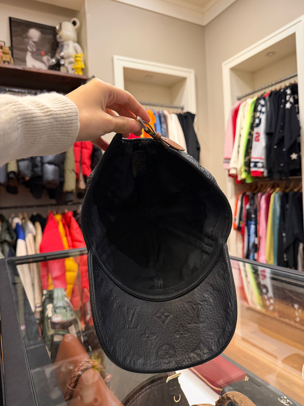 Louis Vuitton 1.1 / 1.0 Monogram embossed calf leather baseball cap