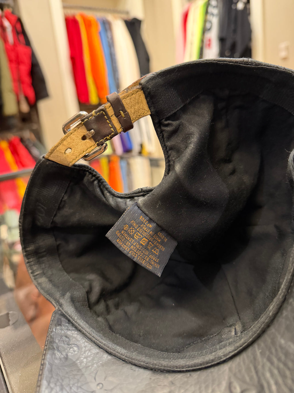 Louis Vuitton 1.1 / 1.0 Monogram embossed calf leather baseball cap