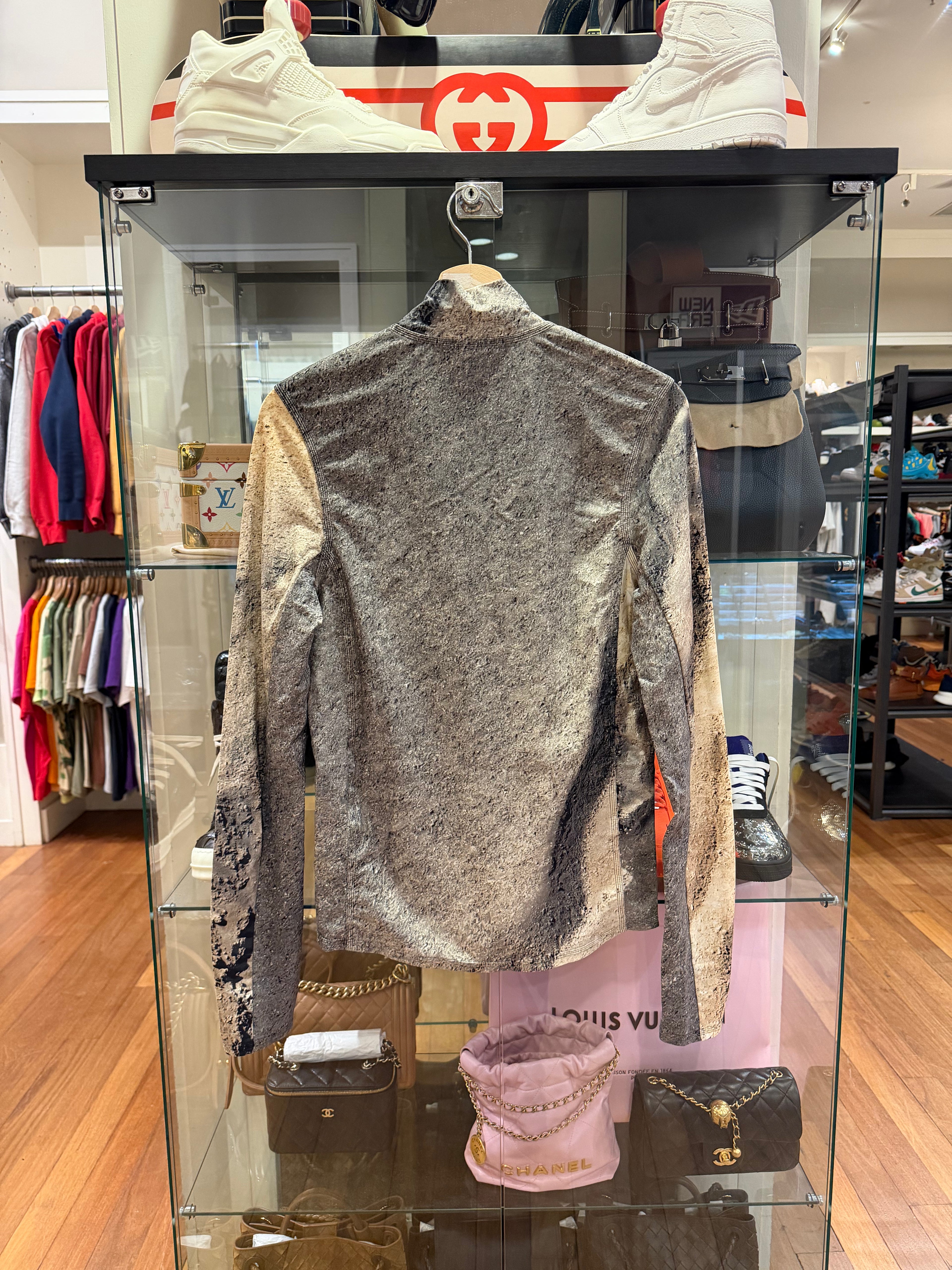 Louis Vuitton Reflective Monogram Crater Print
Quarter Zip