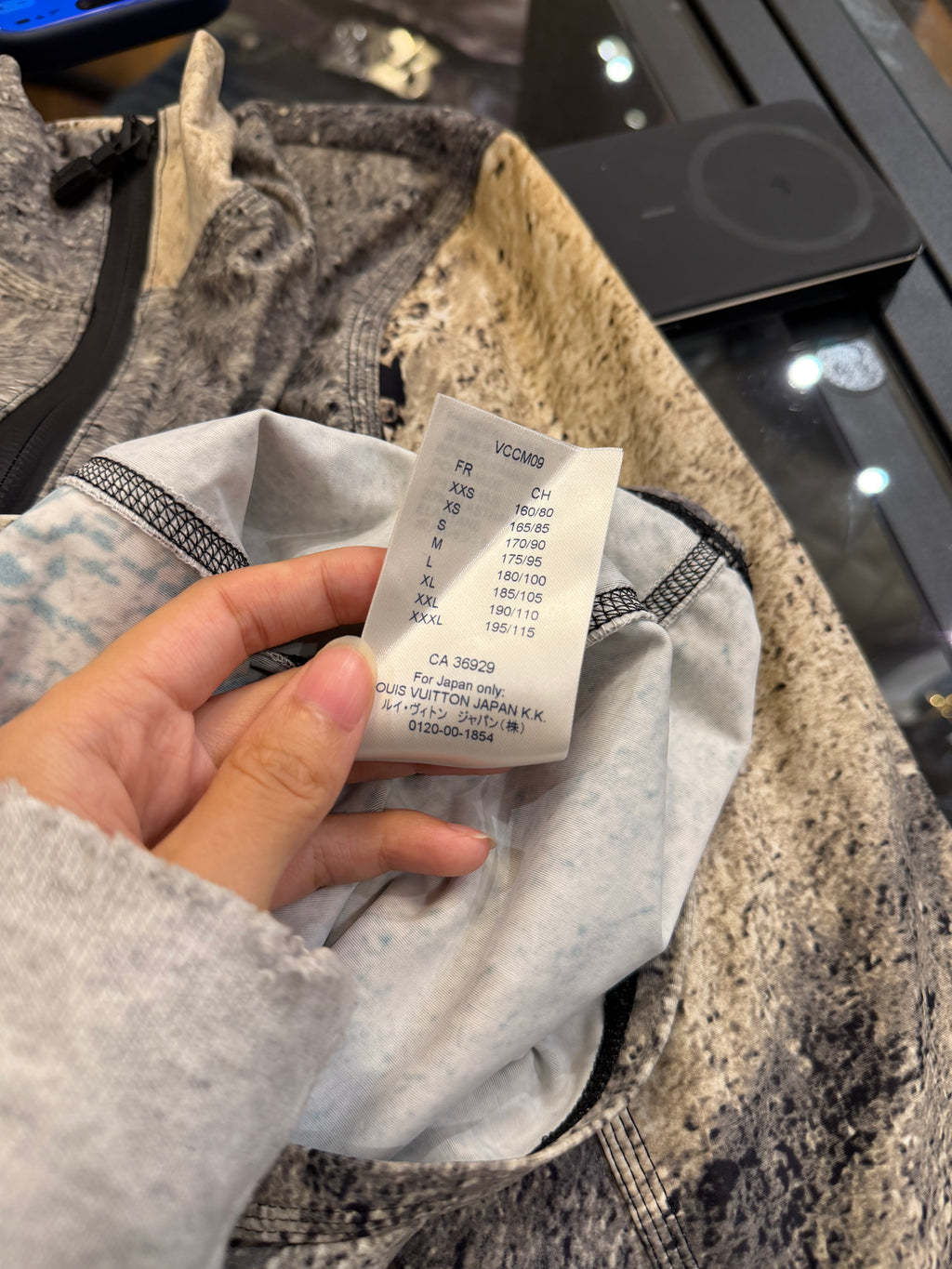 Louis Vuitton Reflective Monogram Crater Print
Quarter Zip