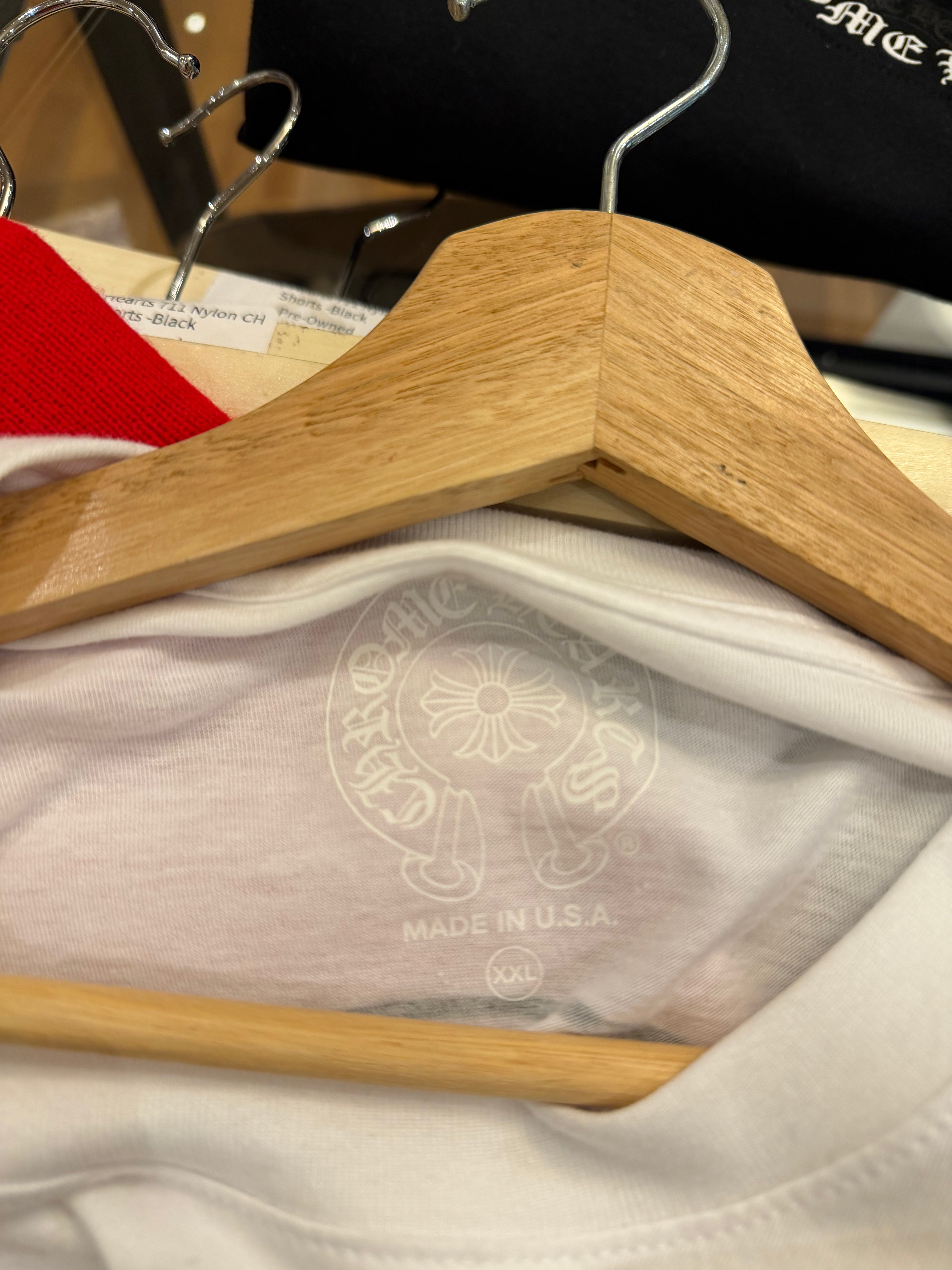 Chrome Hearts New York Horseshoe T-shirt- White