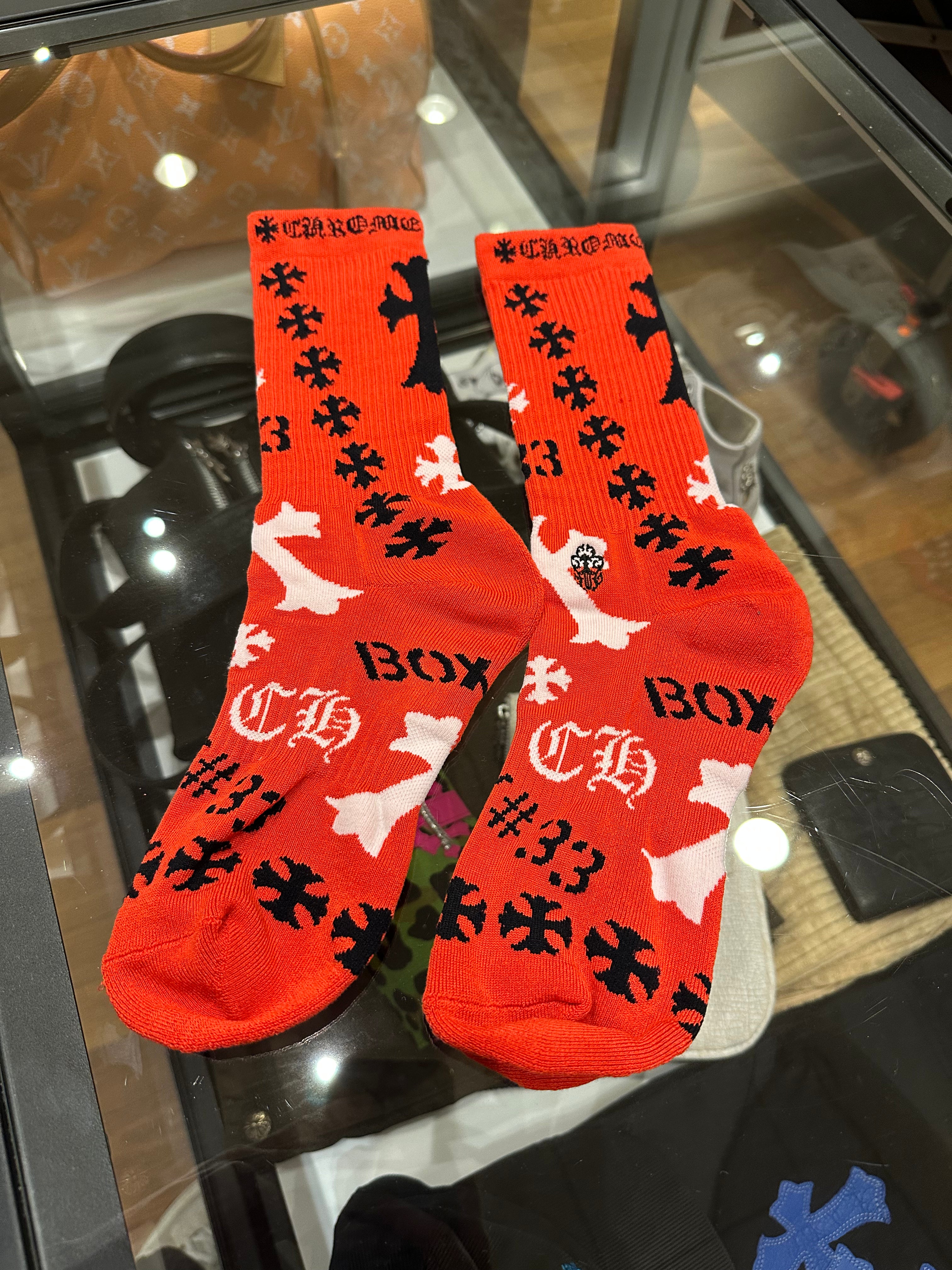 Chrome Hearts Stencil Socks – Size Medium