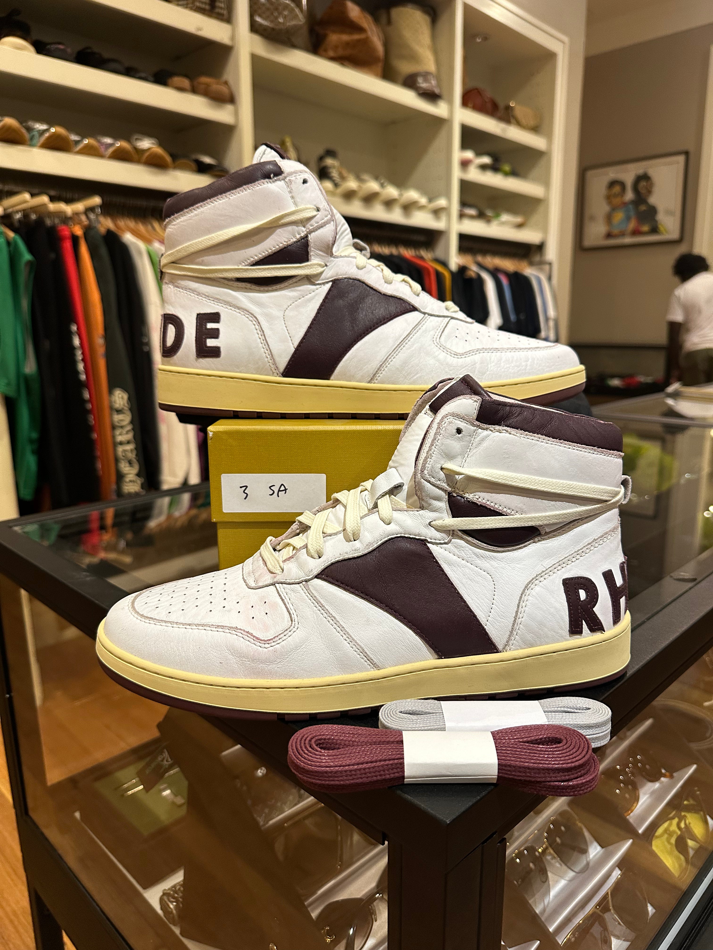 Rhude Rhecess Hi Sneakers – Size US 11