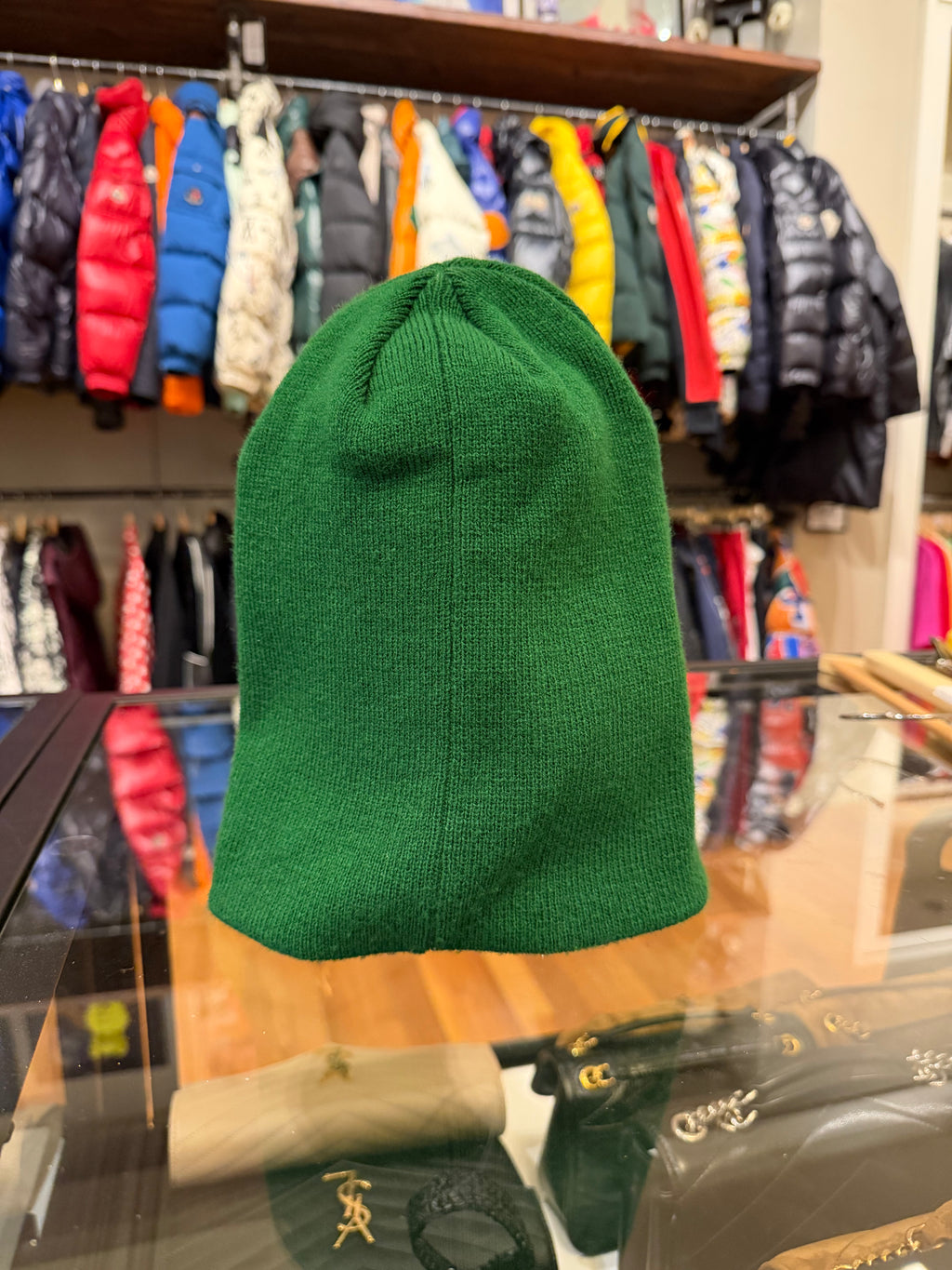 Stussy Green Athletic Beanie