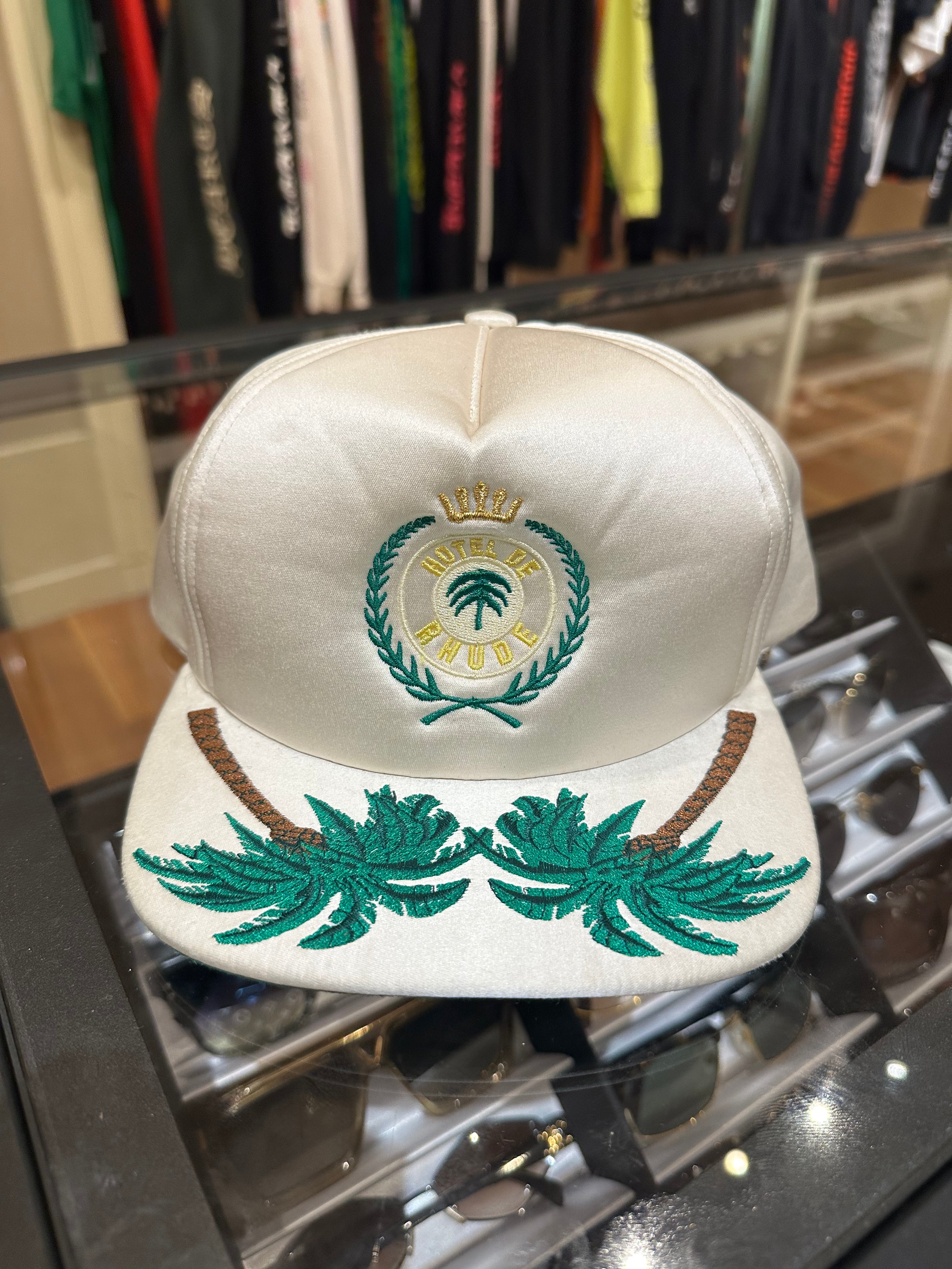 Rhude Palm Trees Trucker Hat – One Size