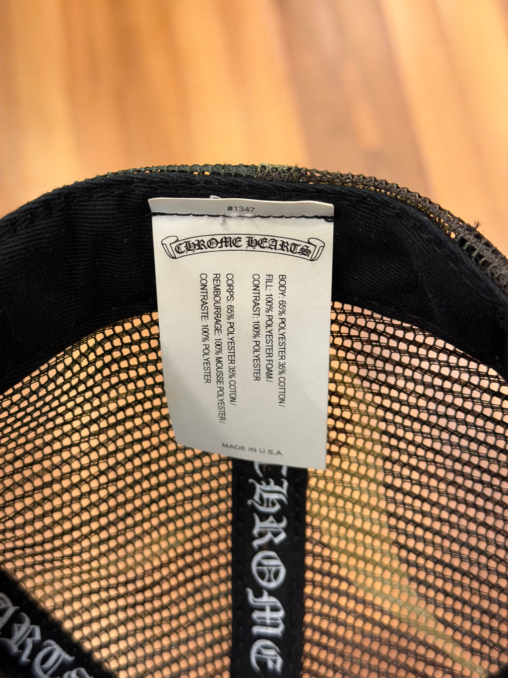 Chrome Hearts Army Fatigue Trucker Hat