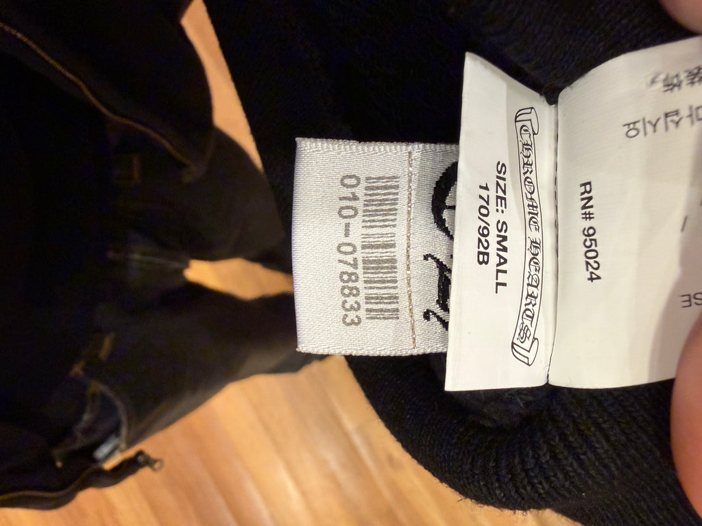 Chrome Hearts Leather Horseshoe Patch Full Zip Hoodie