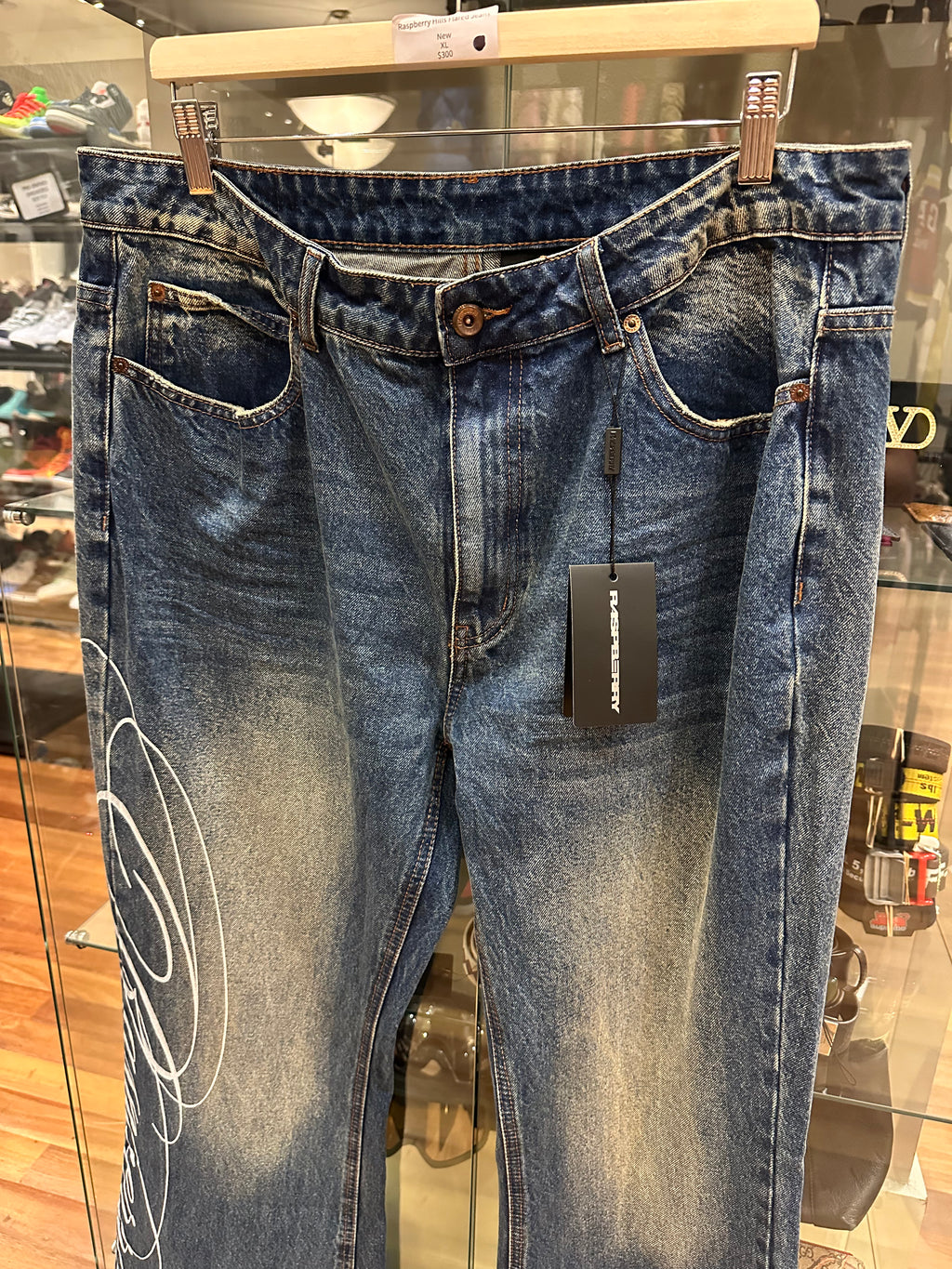 Rasberry By GV GALLERY Flared Denim Jeans