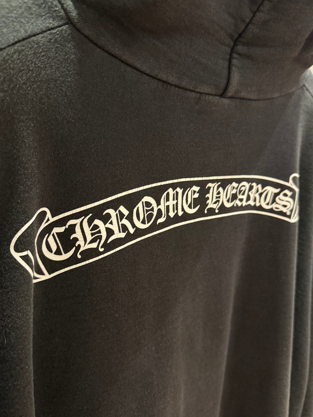 Chrome Hearts Multicolor Cemetery Cross Hoodie - Black