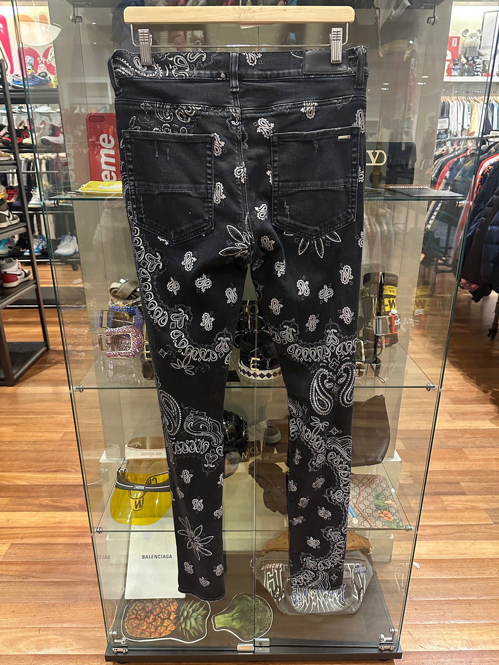 Amiri Bandana Denim Jeans