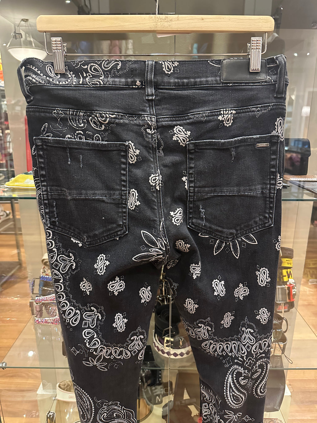 Amiri Bandana Denim Jeans