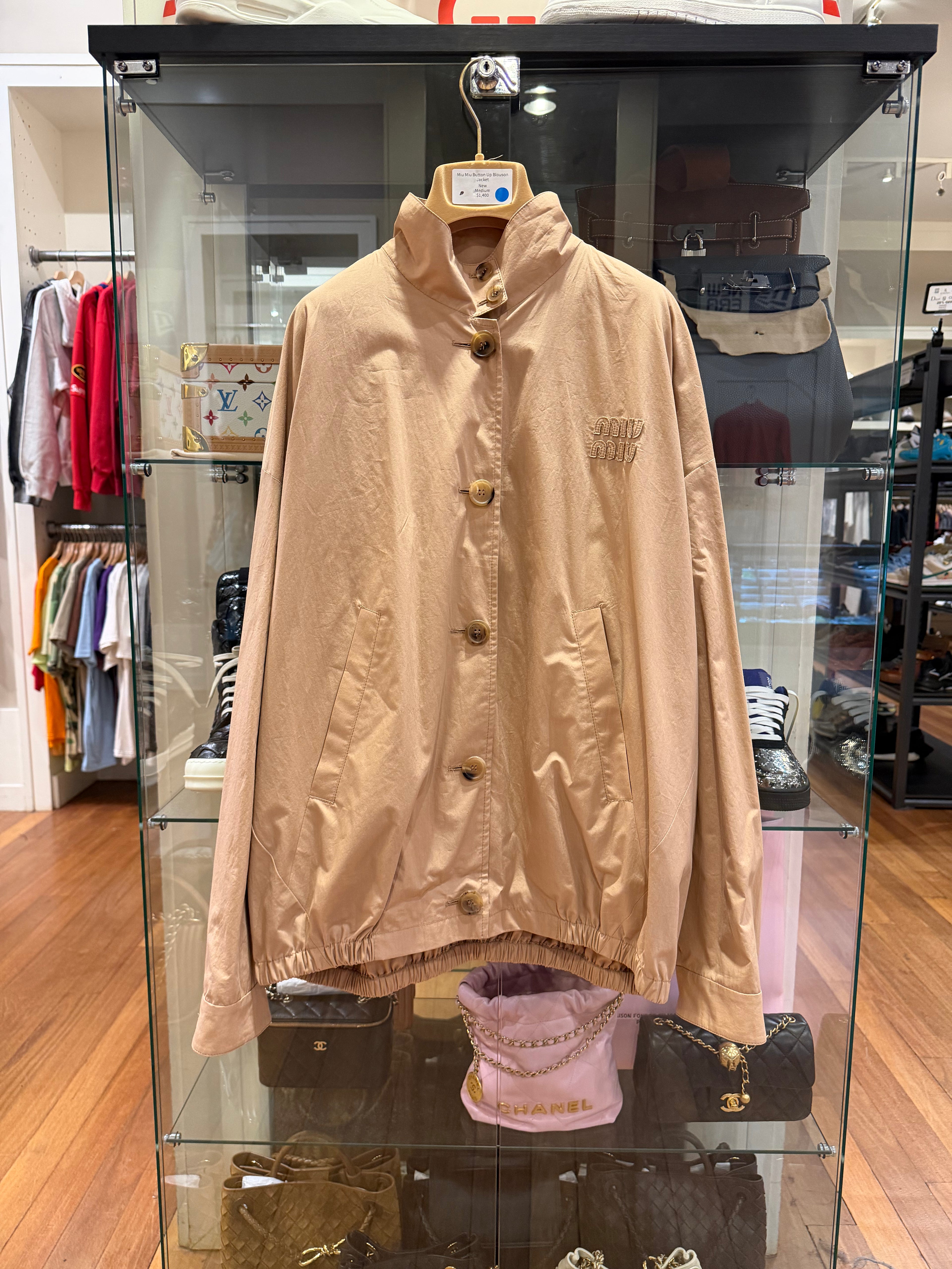Miu Miu Button Up Blouson
Jacket