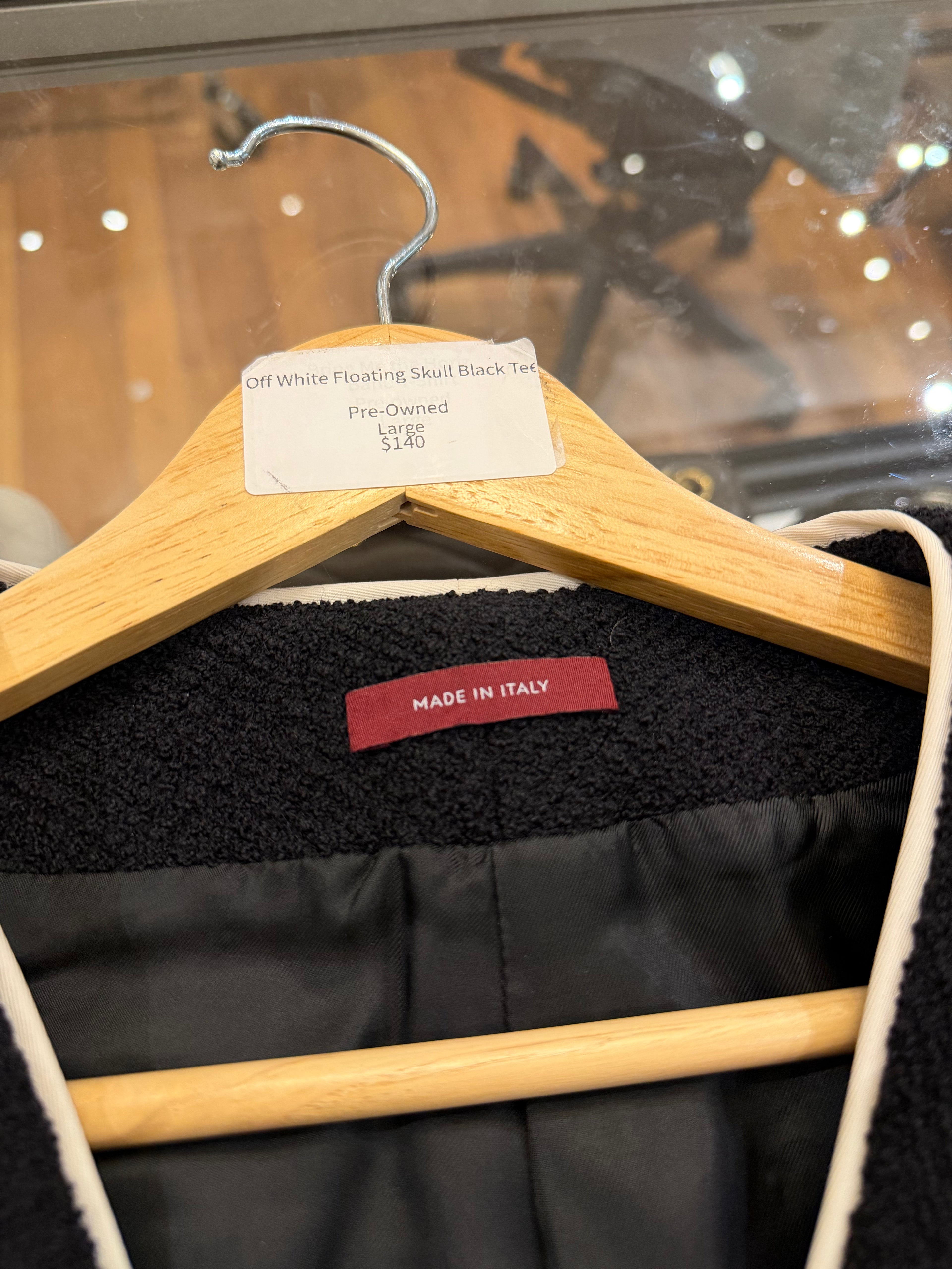 Gucci Men’s Wool Blend Logo Patch V/Neck Cardigan