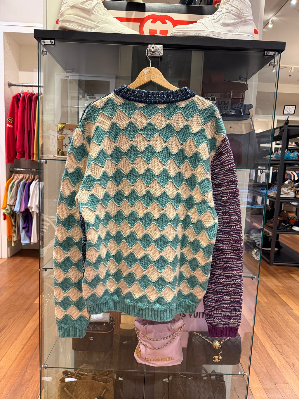 Marni Checkered Knit Pullover