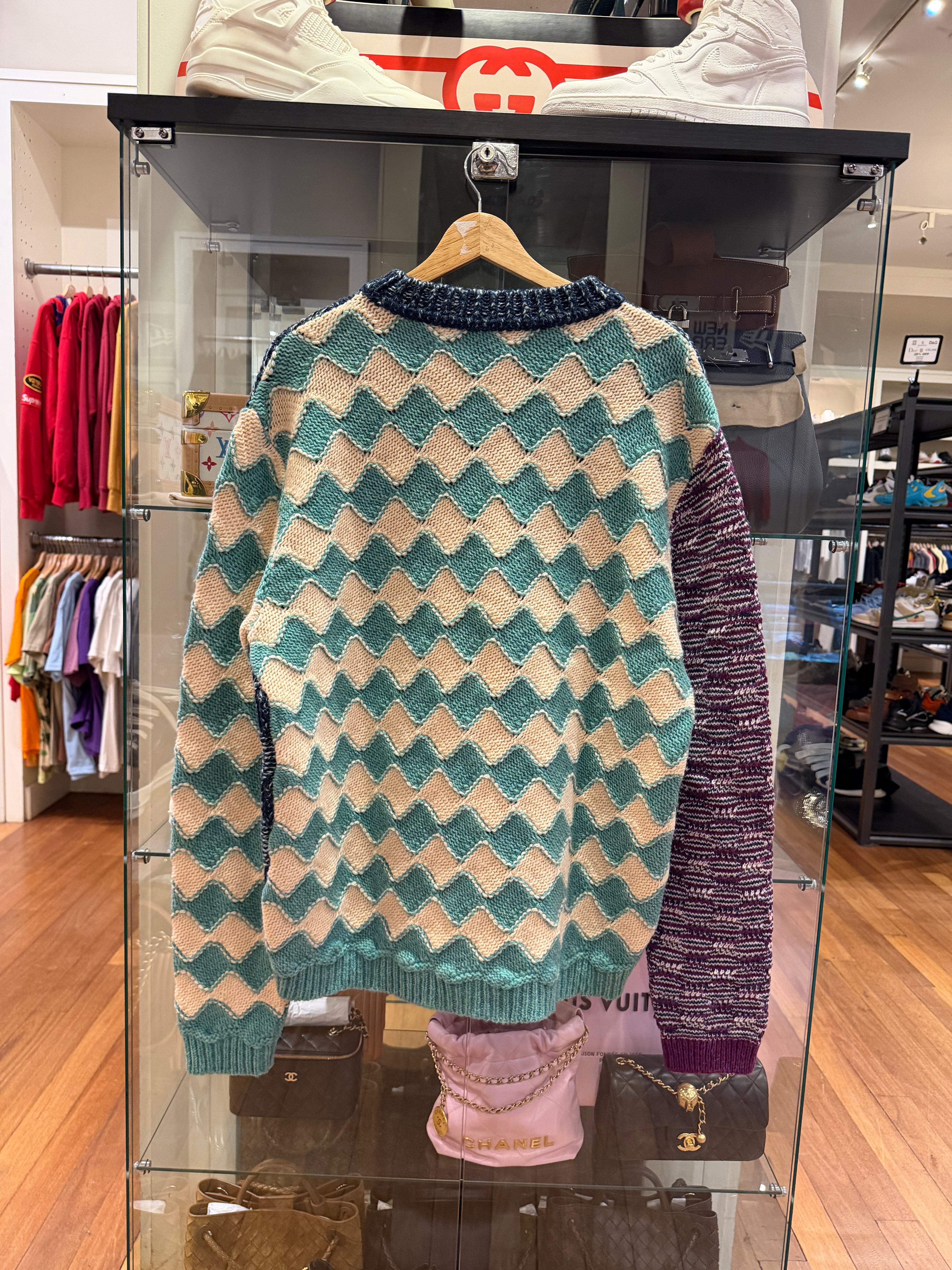 Marni Checkered Knit Pullover