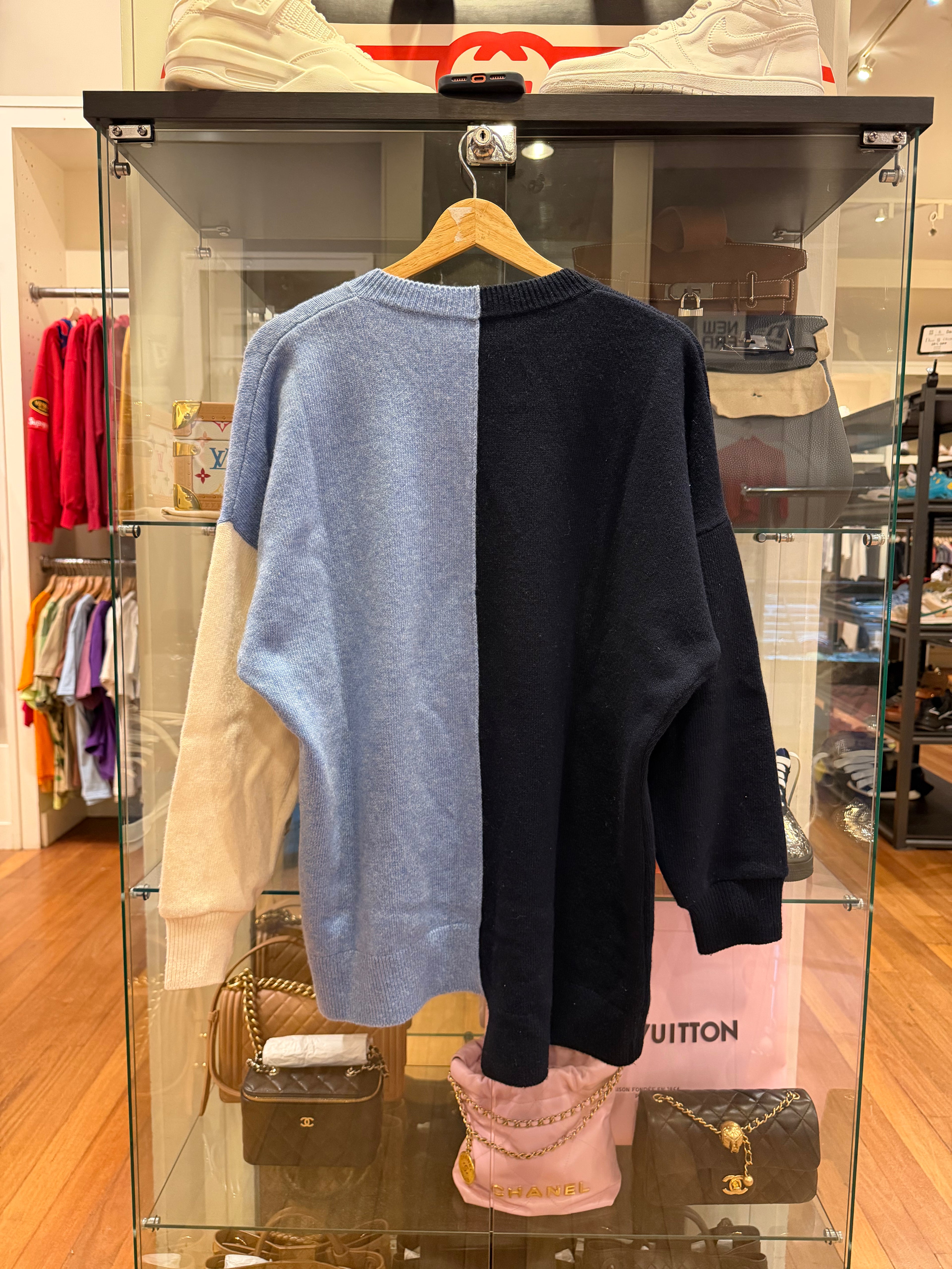 Loewe Men’s Asymmetric Colour Block Knit
