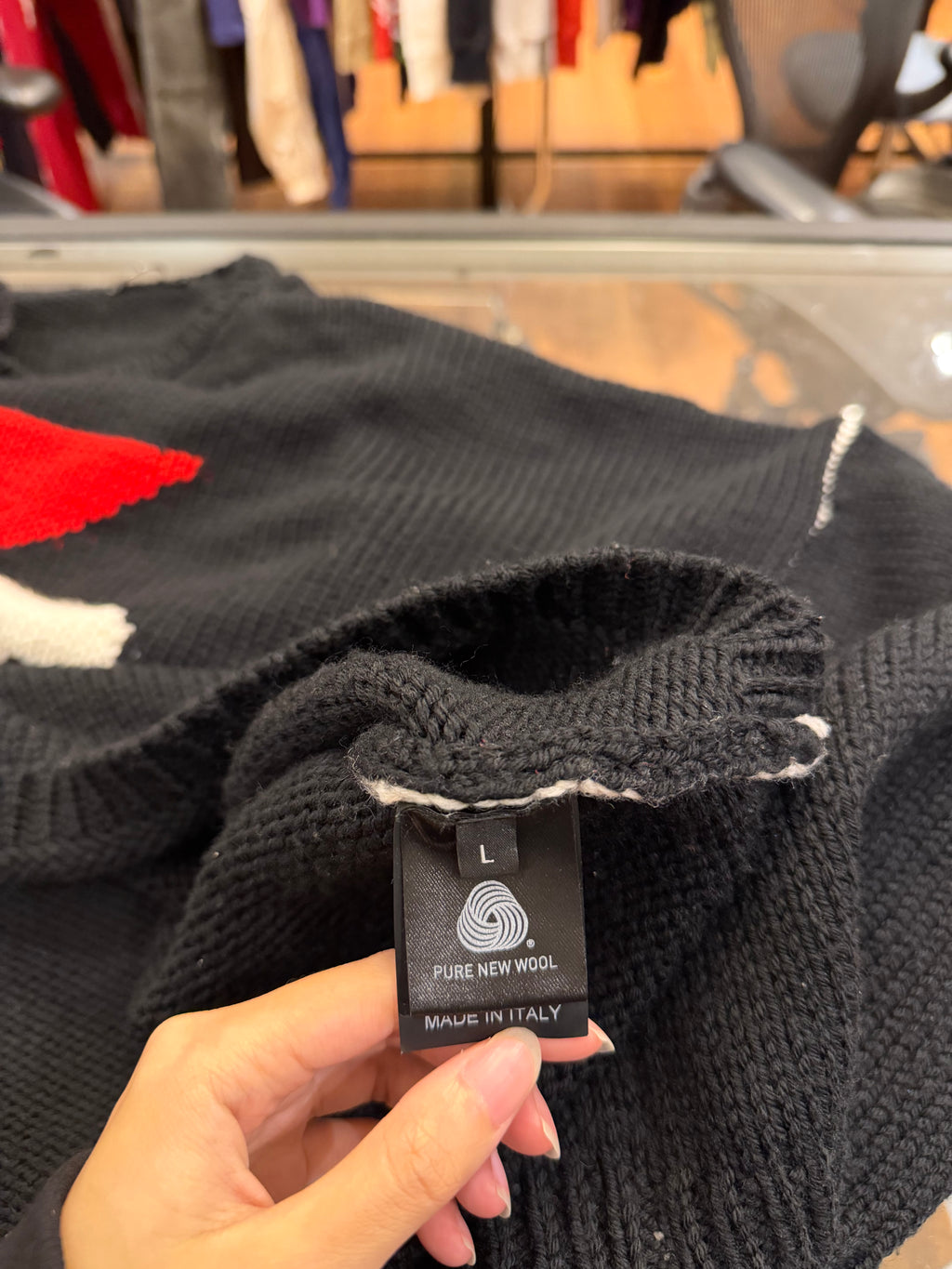 RAF Simons ‘I love New York’ Cropped Sweater