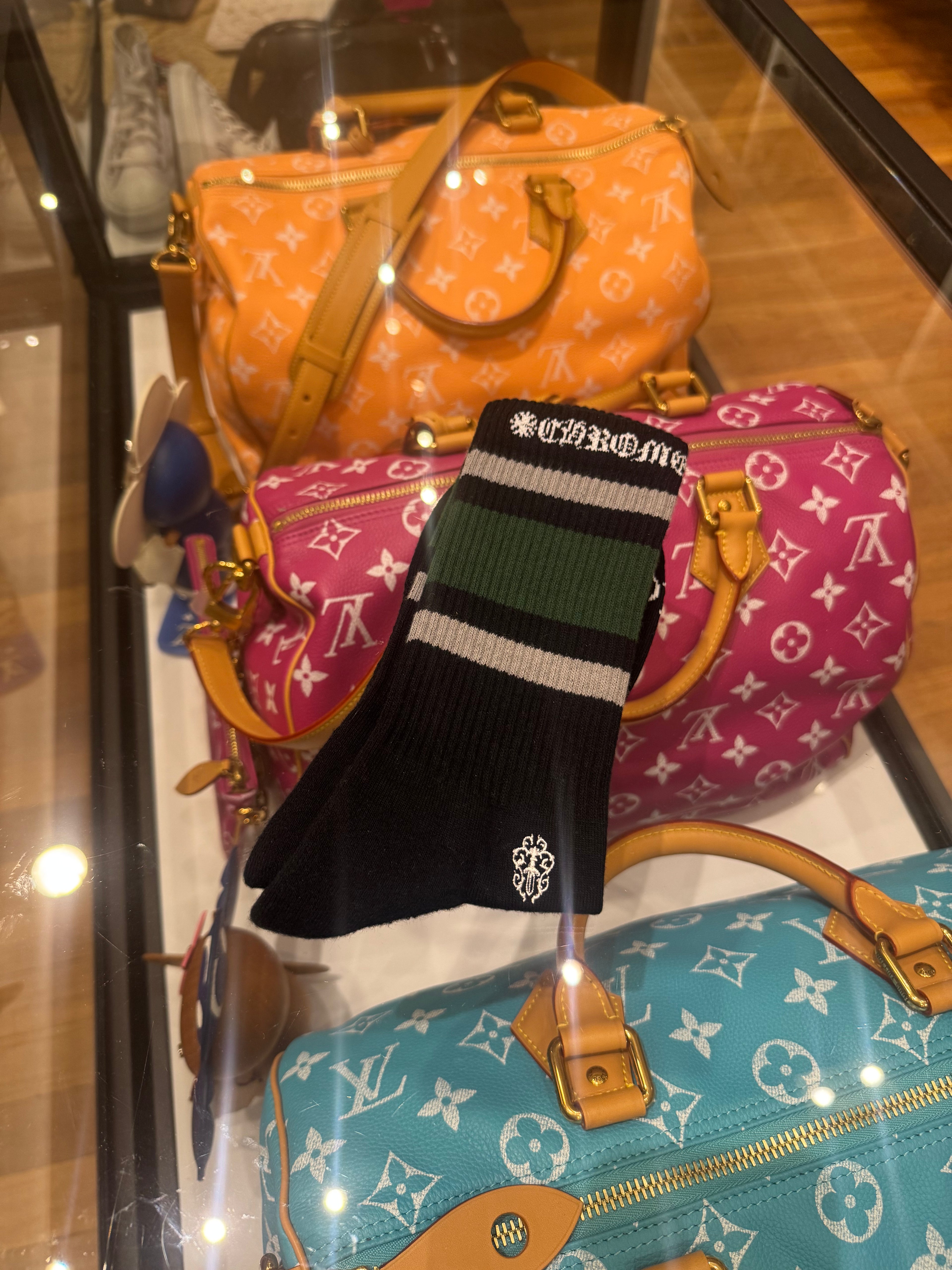 Chrome Hearts Socks - Black/Green (M)