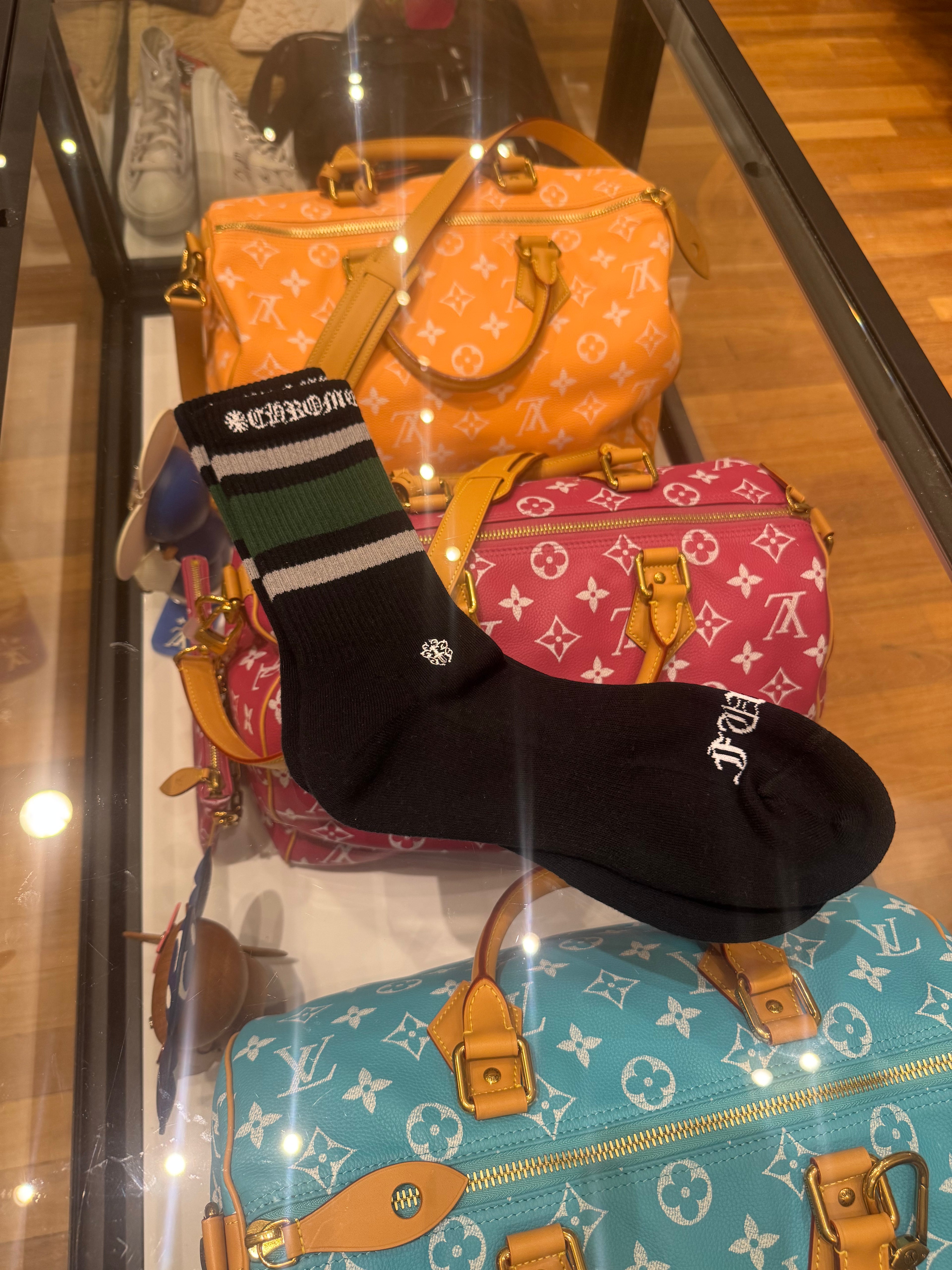 Chrome Hearts Socks - Black/Green (M)