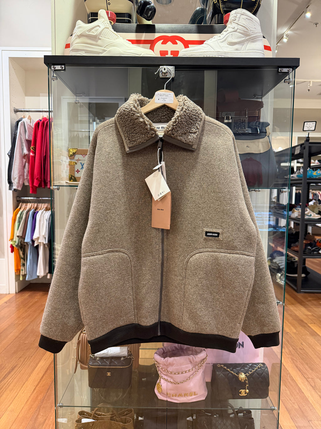 Miu Miu Fleece Full Zip
Blouson Jacket
