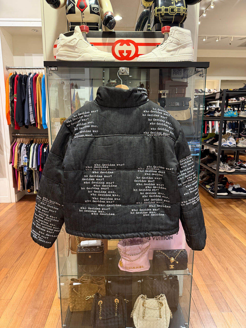 Who Decides War Puffer
Jacket