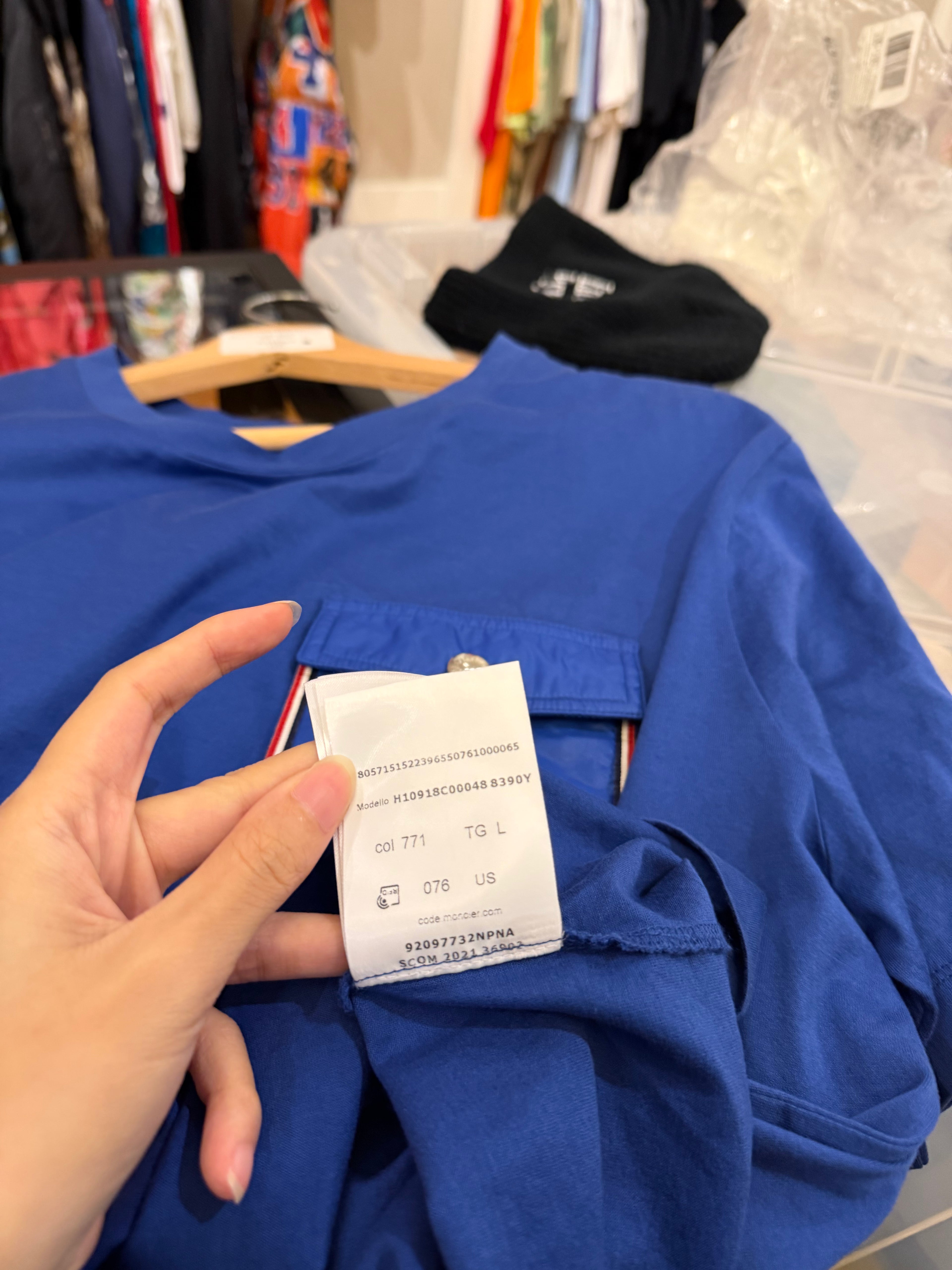 Moncler Logo Patch Pocket
Tee