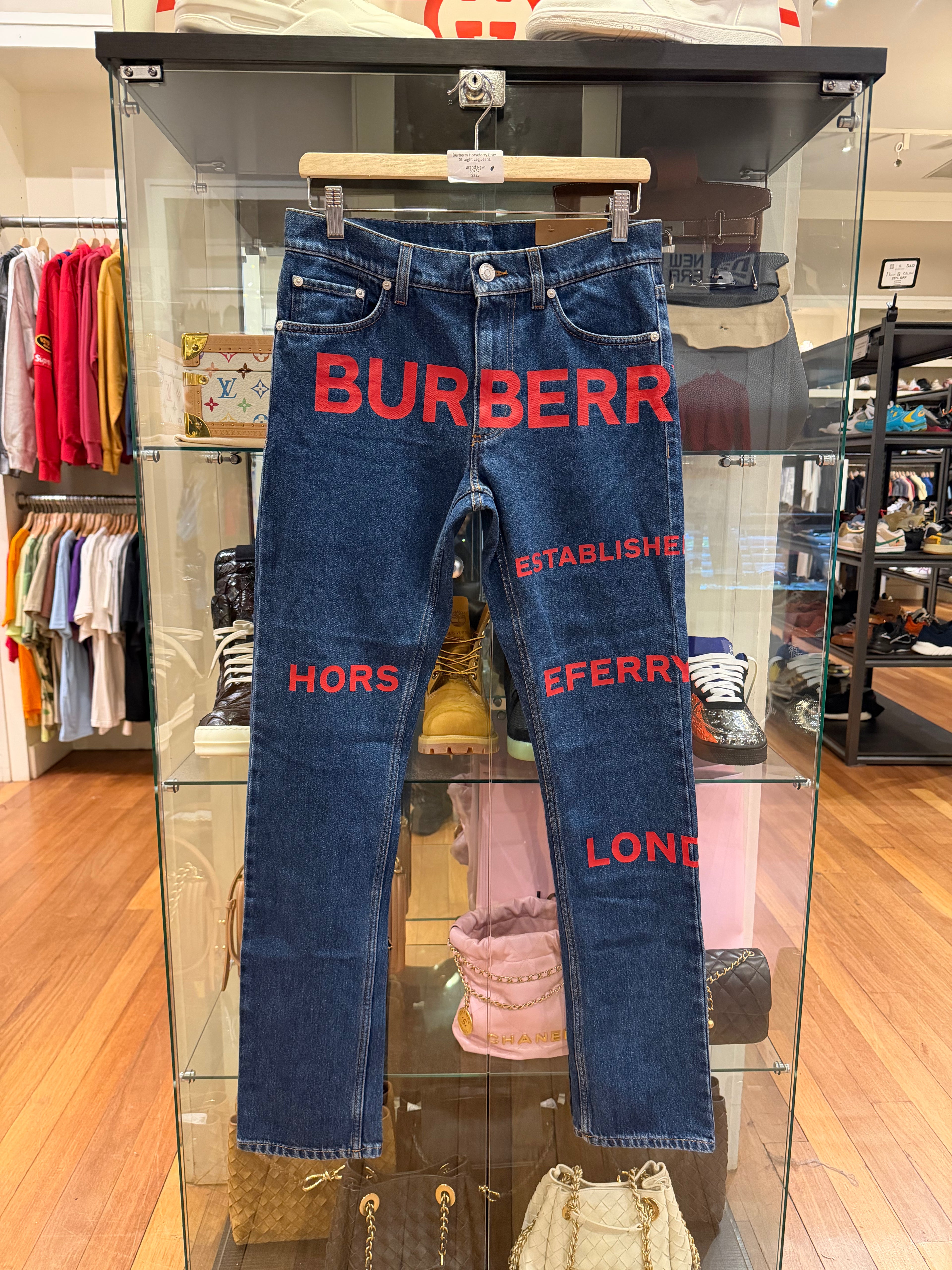 Burberry Horseferry Print
Straight Leg Jeans