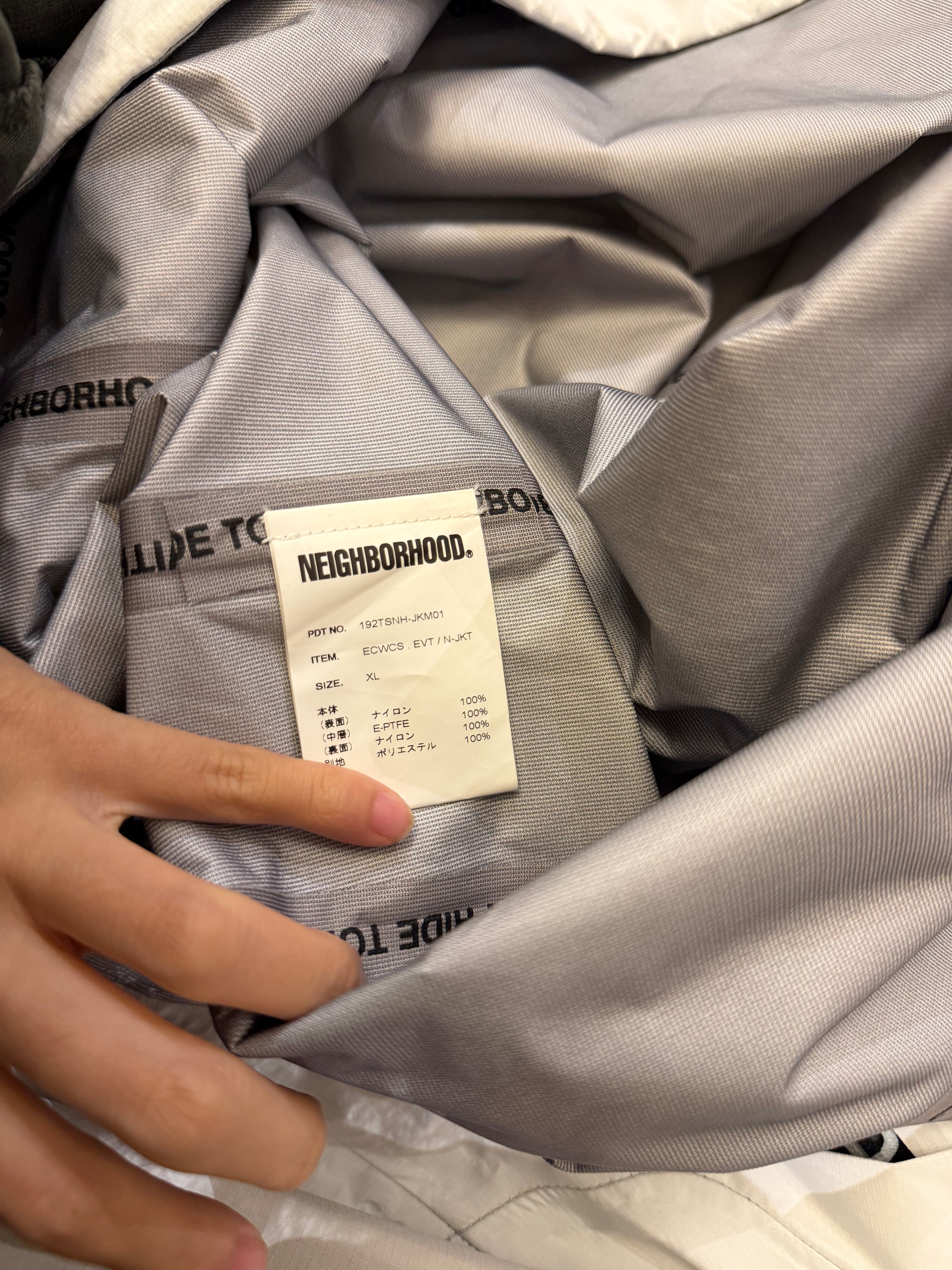 NEIGHBORHOOD 2019AW
ECWCS. EVT Mountain Parka 3
Layer Jacket