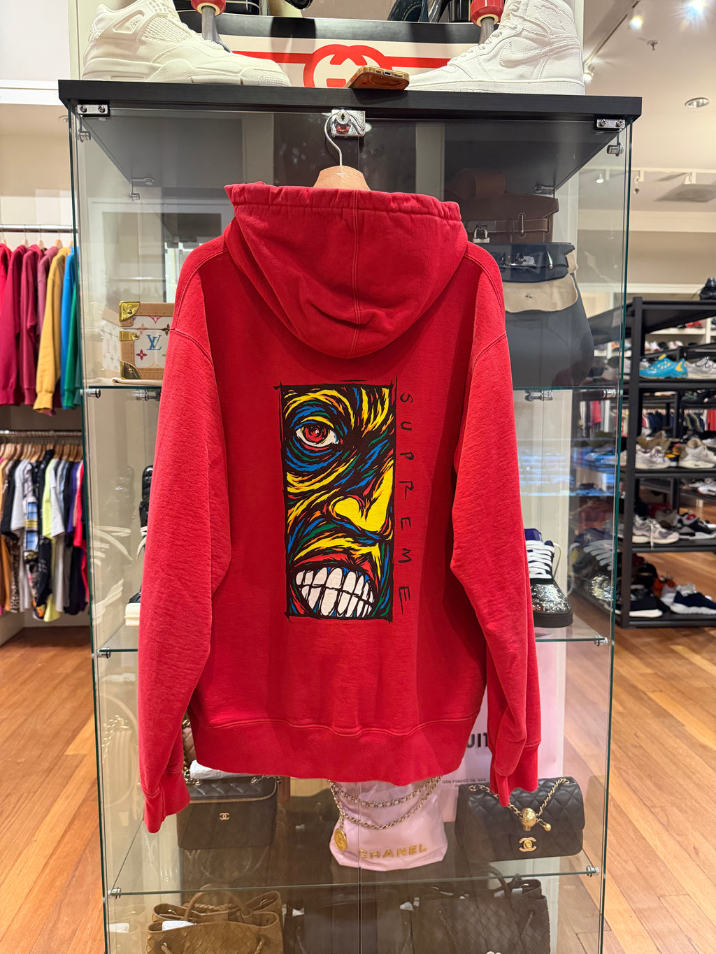 Supreme Disturbed Zip Up
Hoodie - Red