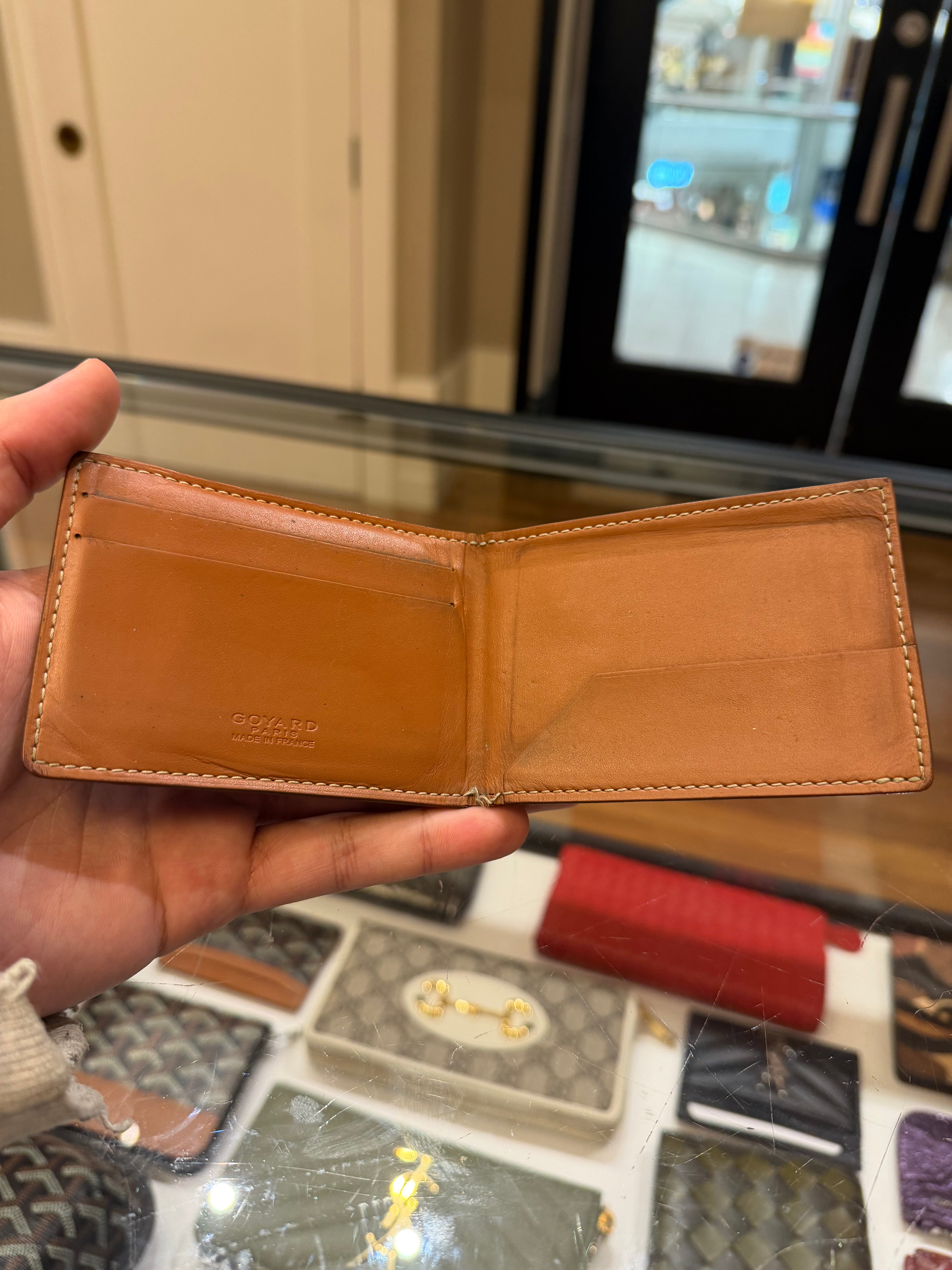Goyard Black Goyardine Victoire Canvas Wallet