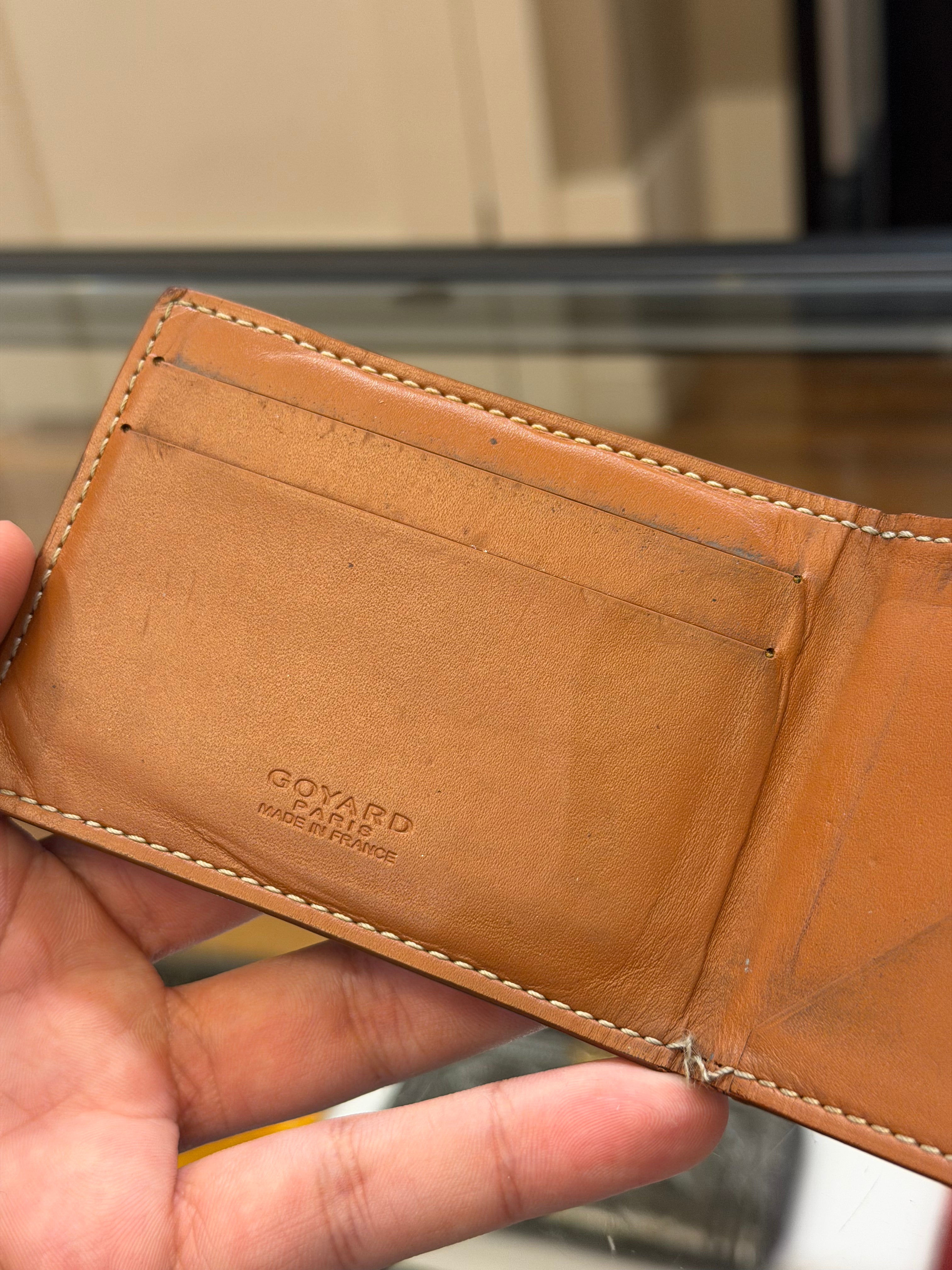 Goyard Black Goyardine Victoire Canvas Wallet