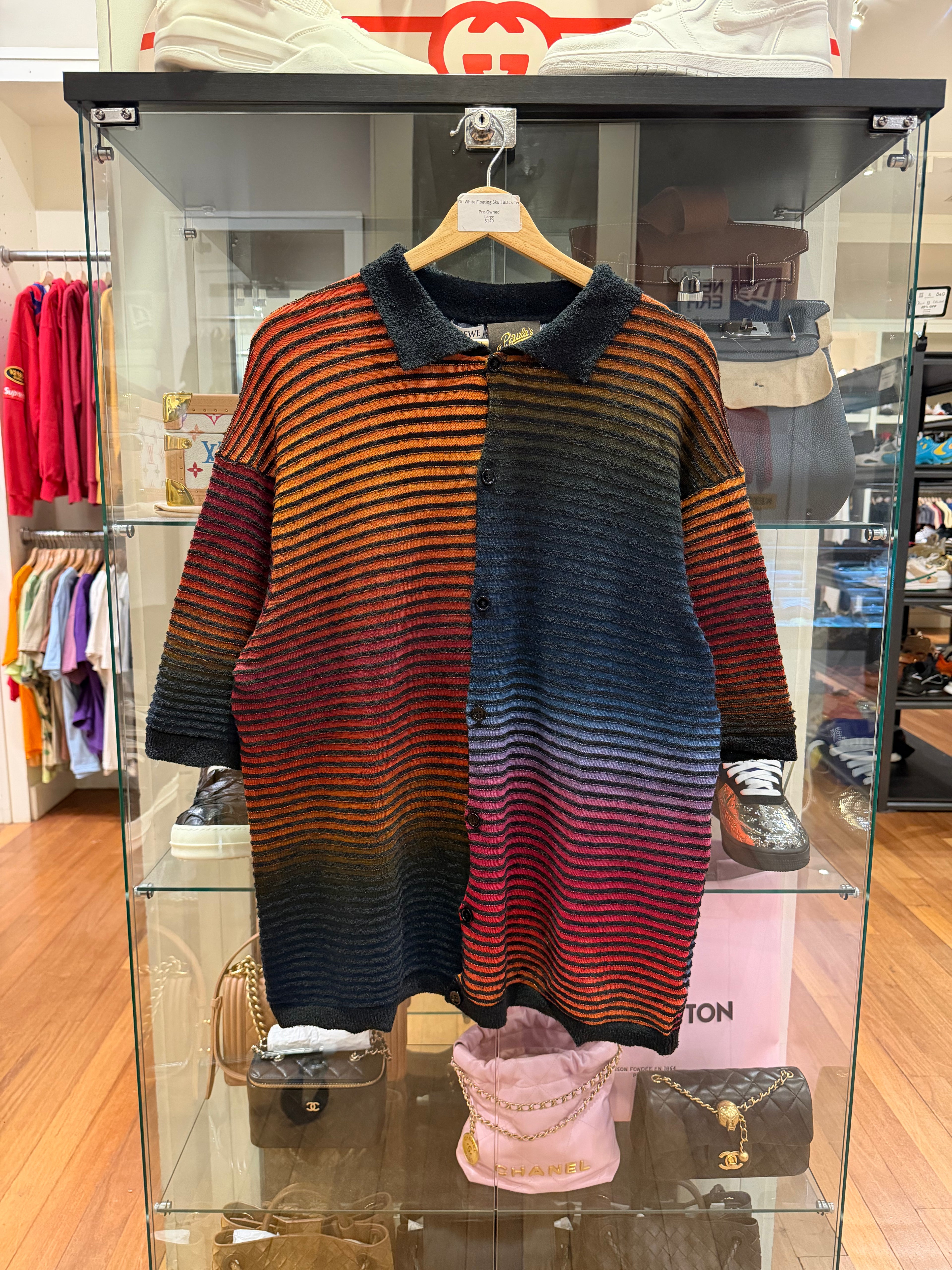 Lowe x Paula’s Ibiza Multi-Stripe Knit Shirt